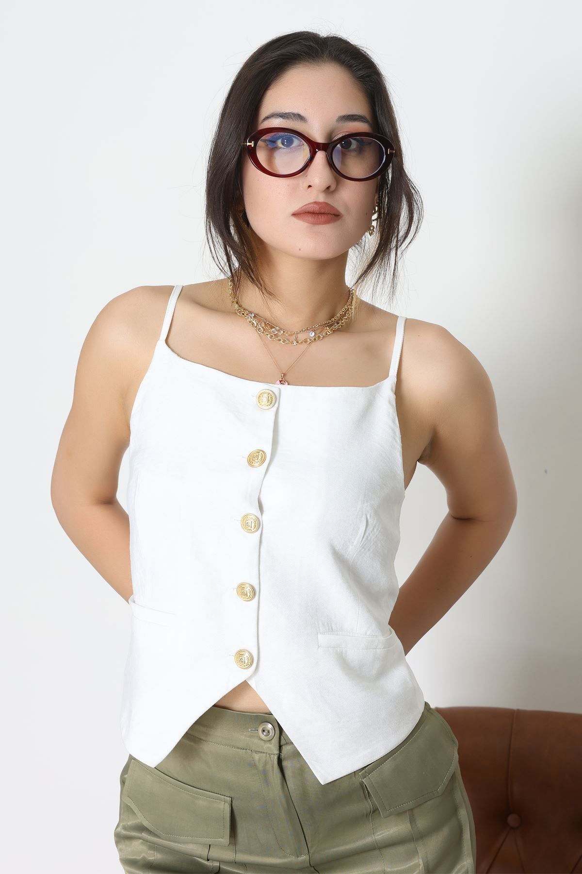 Mavi Işık Korumalı Ekran Gözlüğü Bordo - 20010.1724.