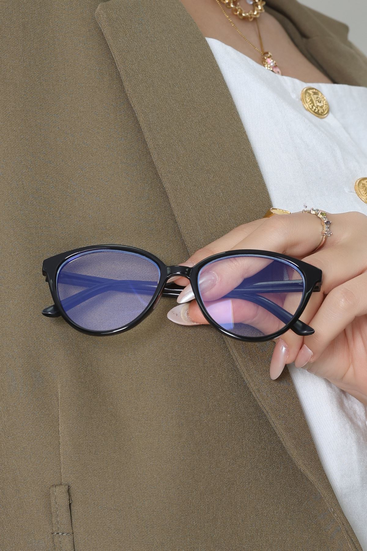 Mavi Işık Koruyucu Gözlük Siyah - 20006.1724.