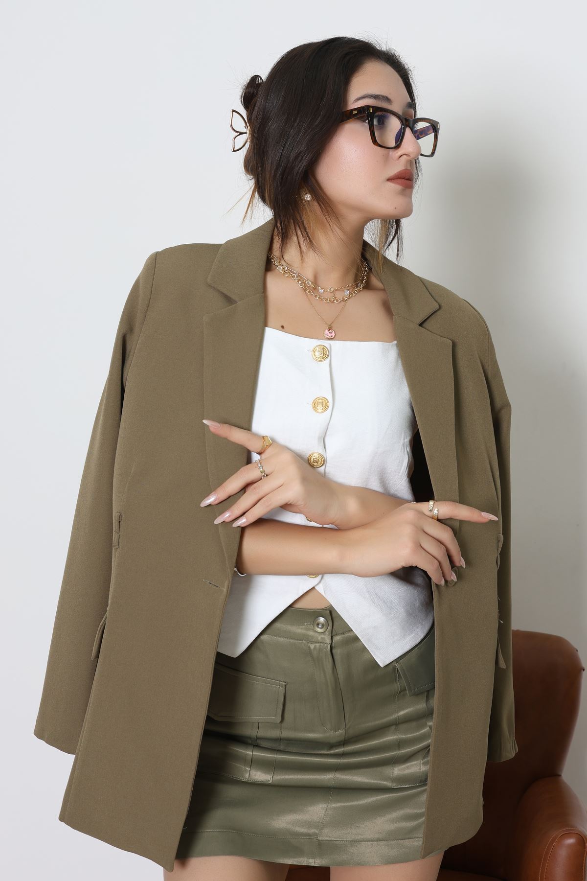 Mavi Işık Korumalı Ekran Gözlüğü Leokahve - 23014.1724.