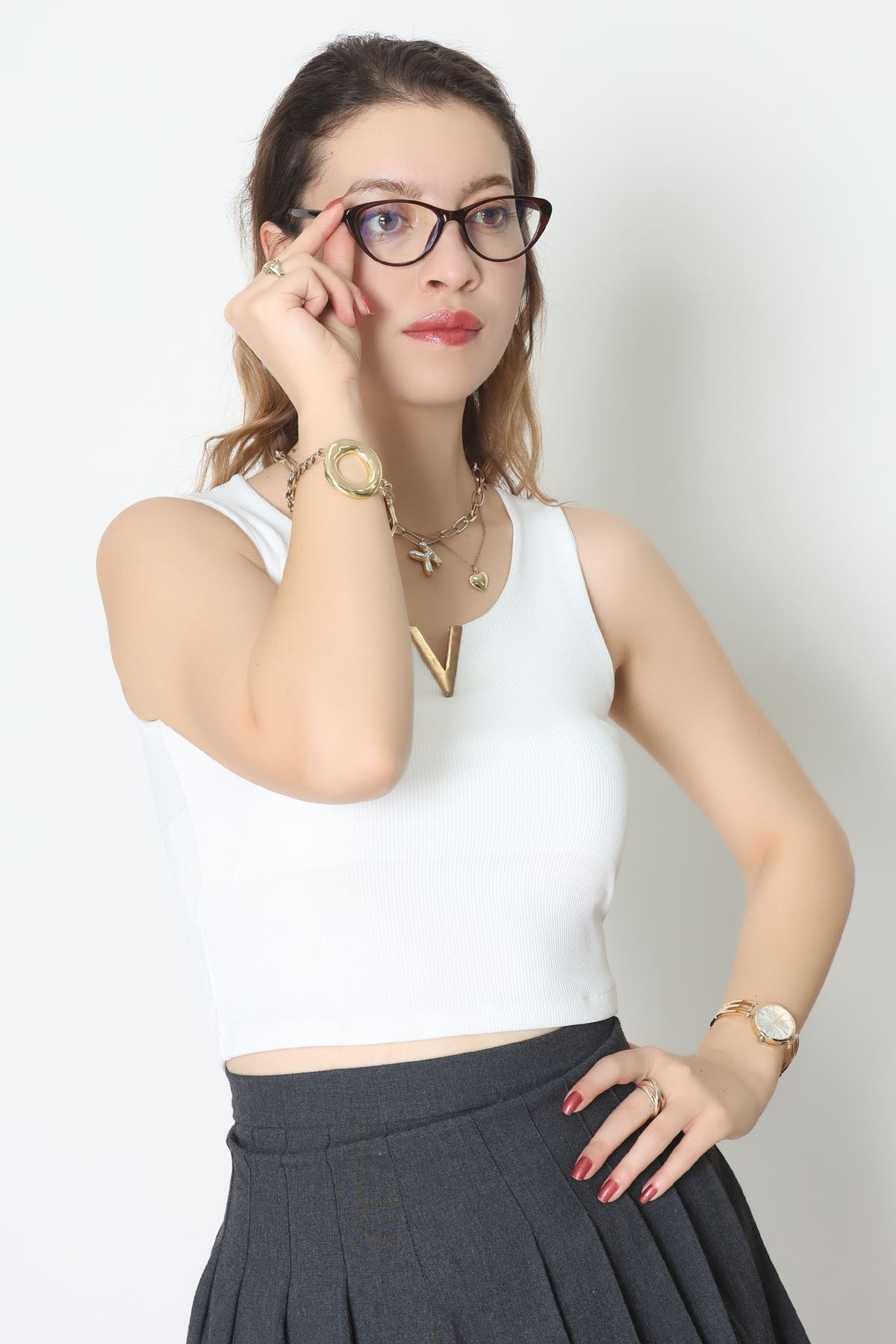 Mavi Işık Koruyucu Gözlük Kahve - 20006.1724.