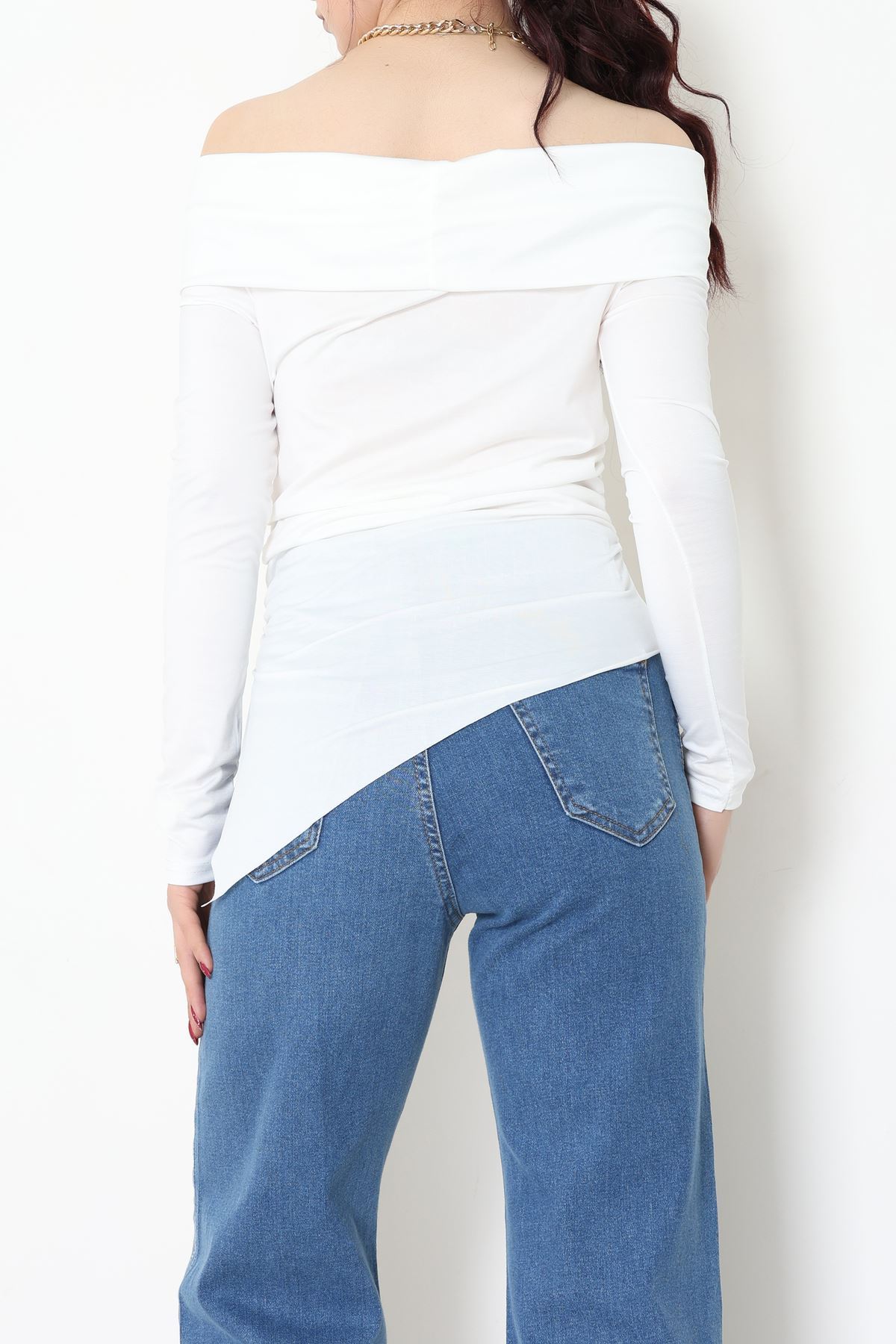 Sandy Madonna Yaka Bluz Ekru - 42804.1949.