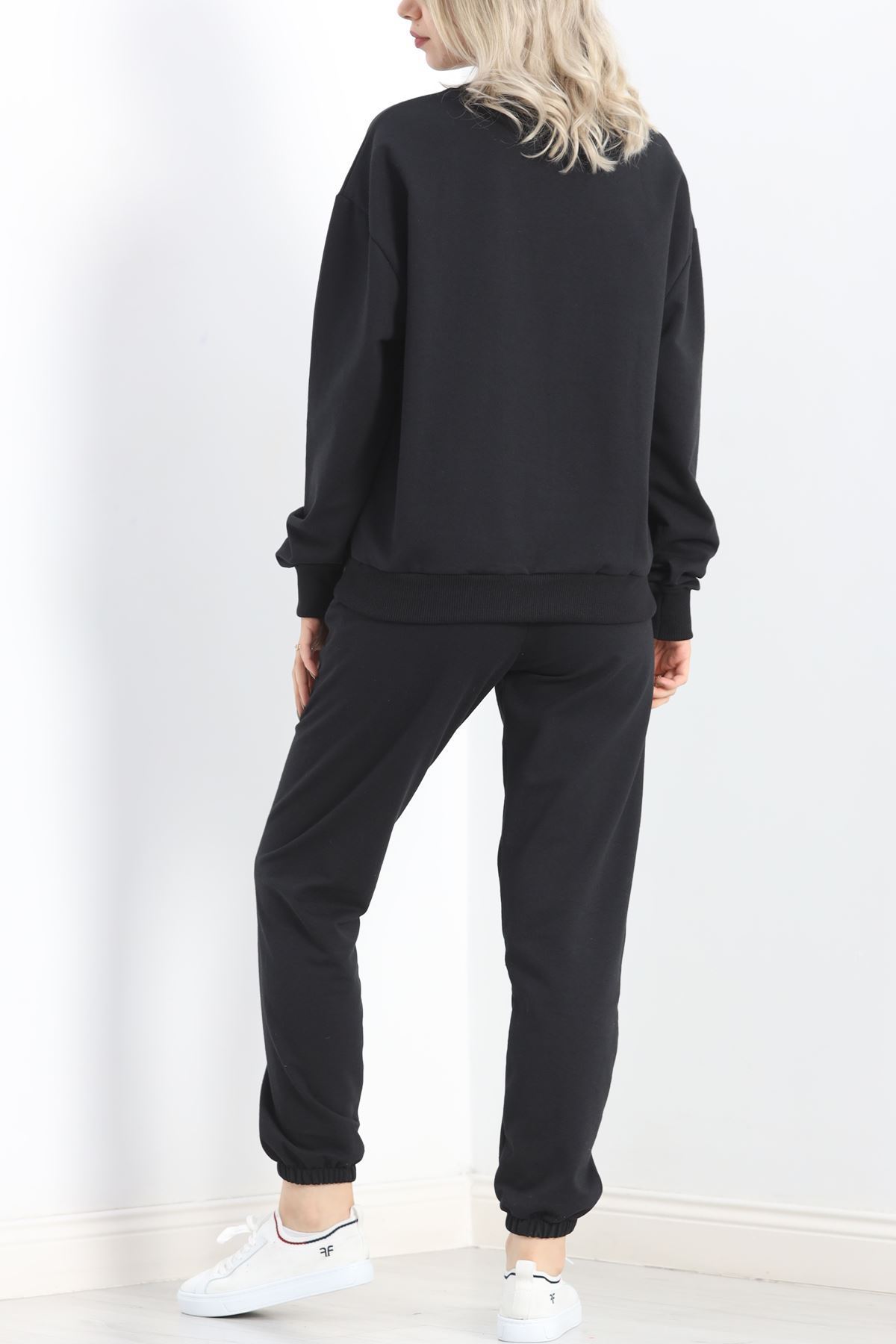 Armalı Eşofman Takımı Siyah - 20087.1857.