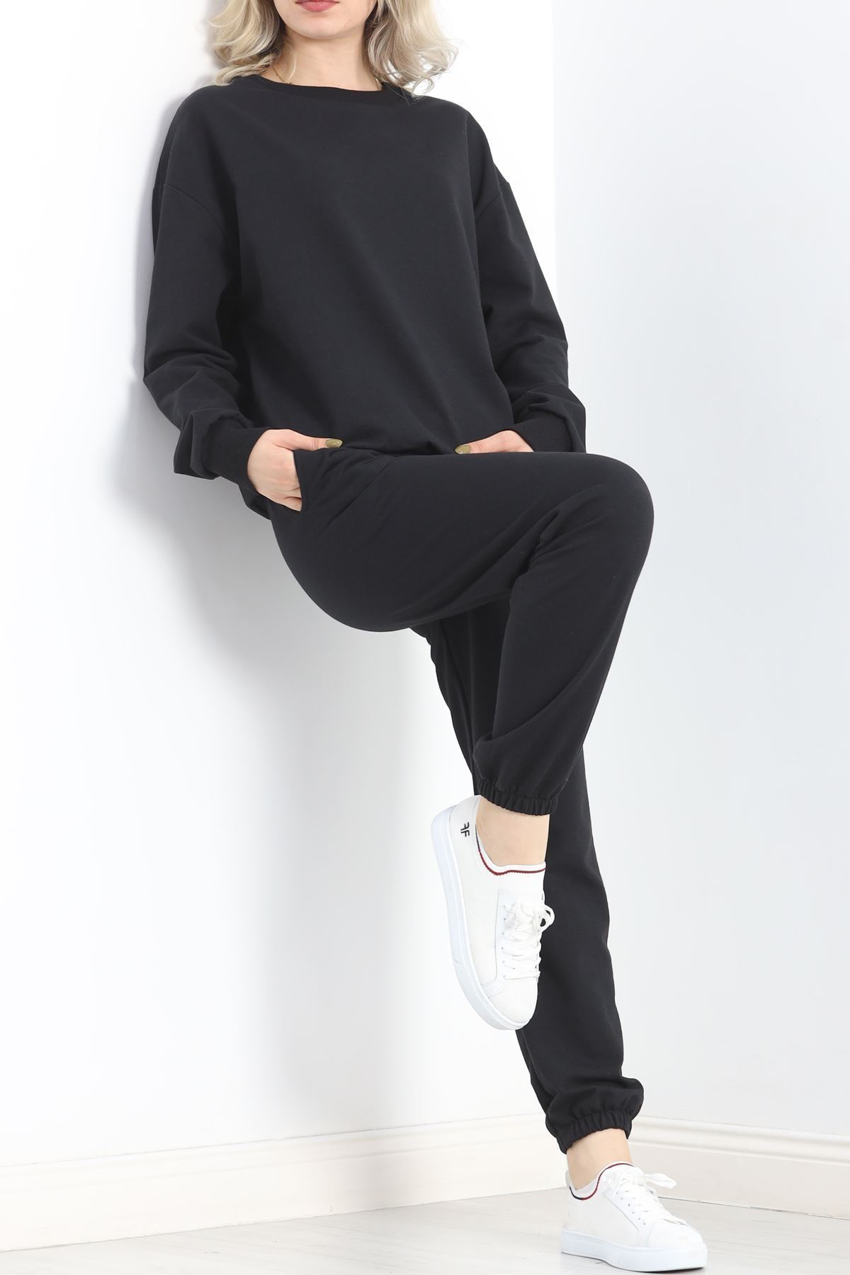 Armalı Eşofman Takımı Siyah - 20087.1857.