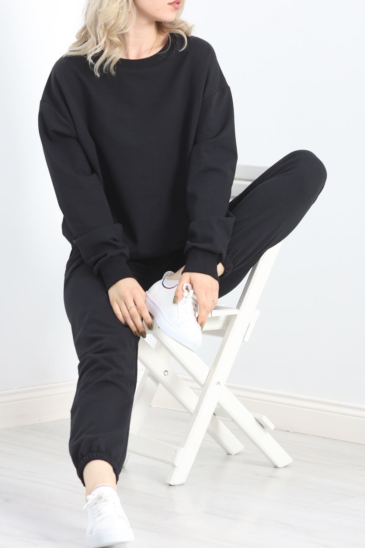 Armalı Eşofman Takımı Siyah - 20087.1857.