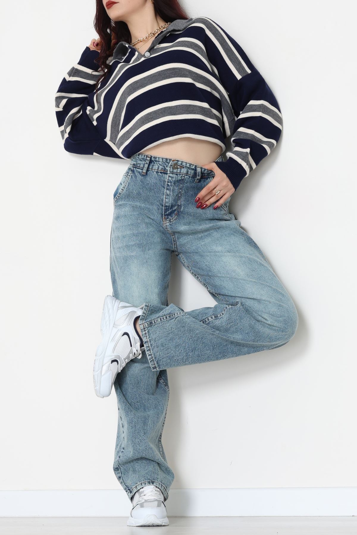 Baggy Kot Pantolon Buzmavi - 31586.1566.