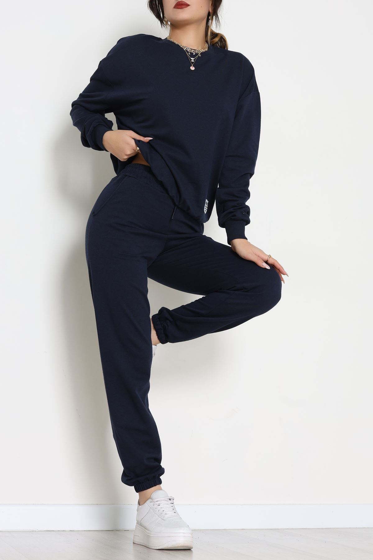 Armalı Eşofman Takımı Lacivert - 20087.1857.