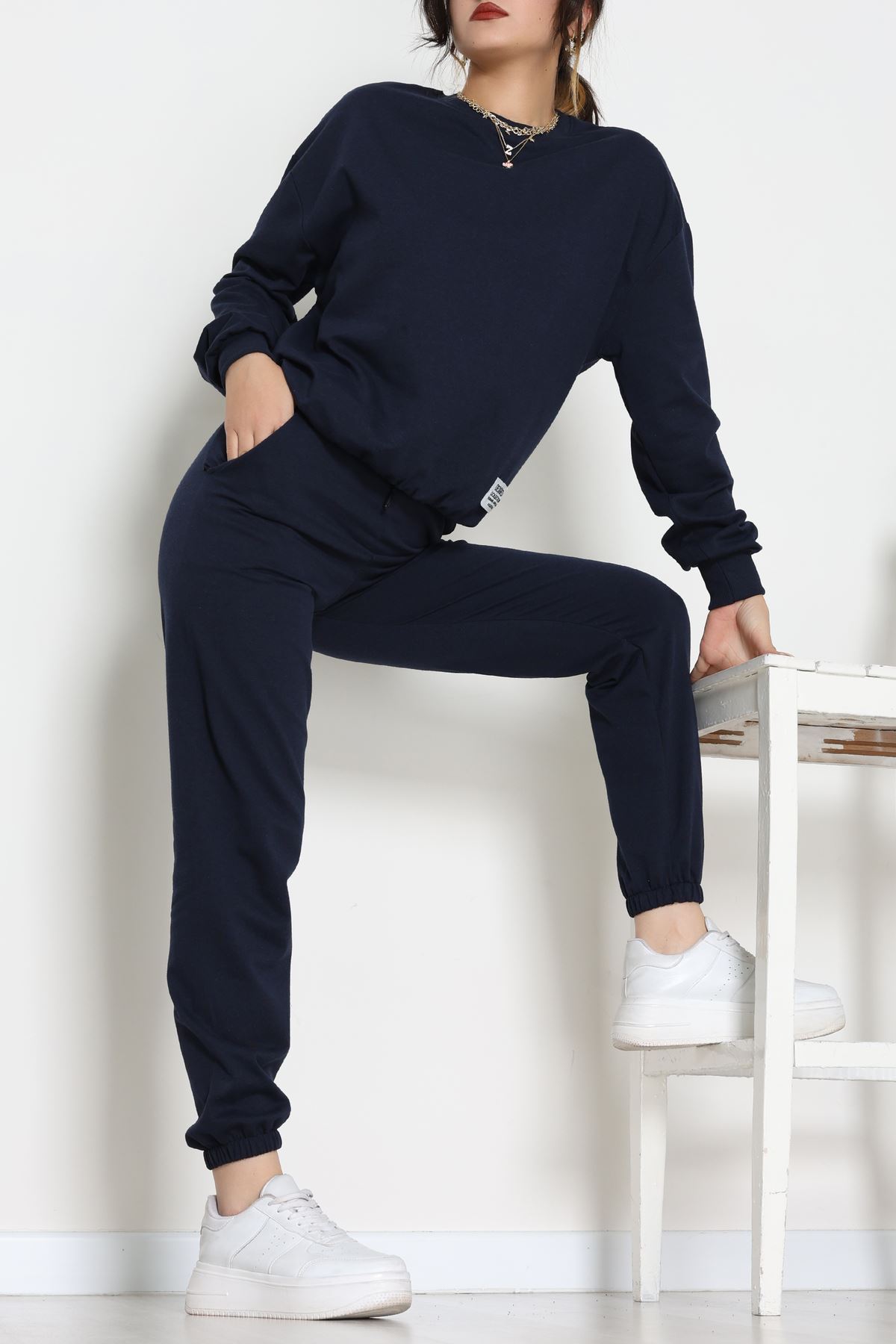 Armalı Eşofman Takımı Lacivert - 20087.1857.