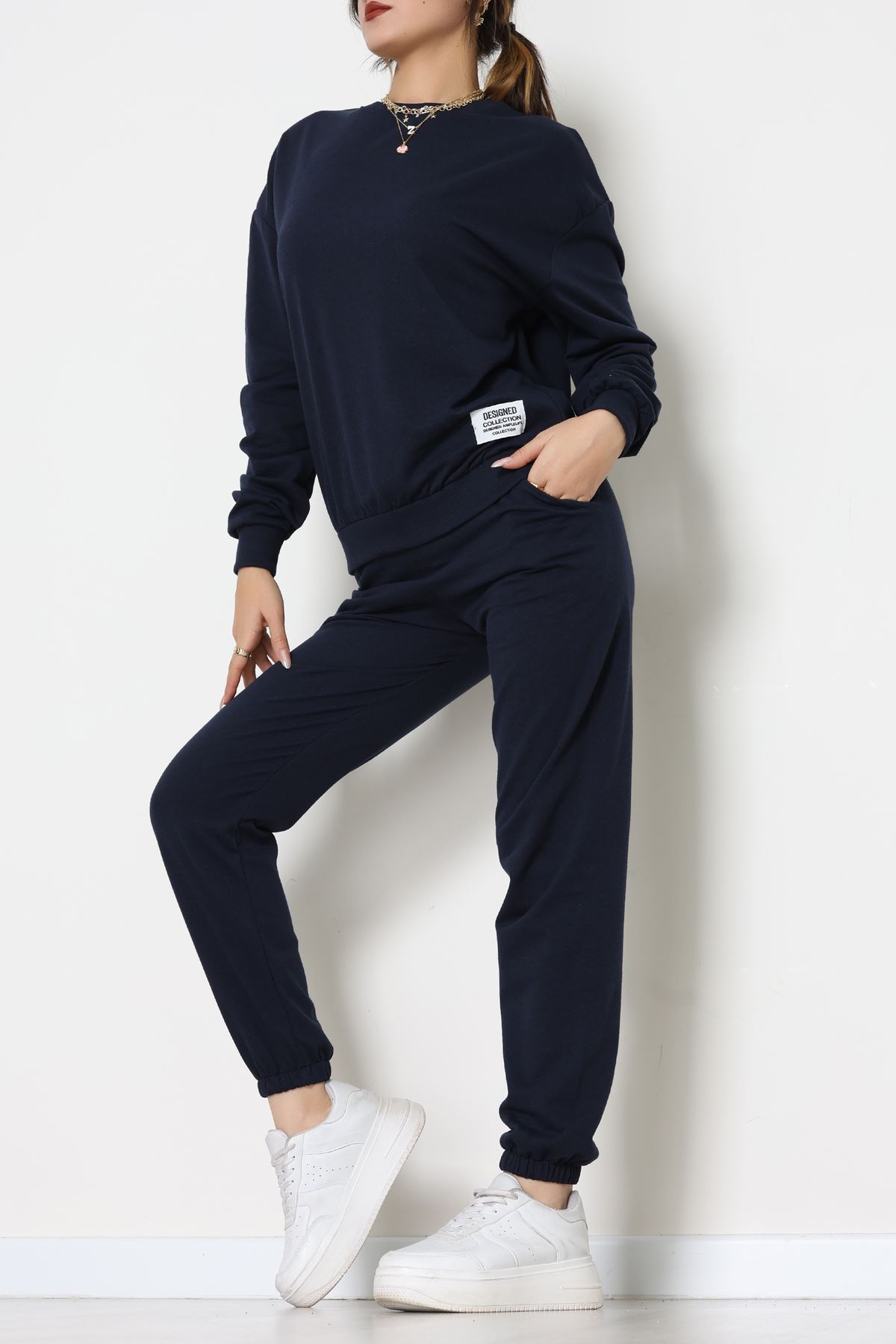 Armalı Eşofman Takımı Lacivert - 20087.1857.