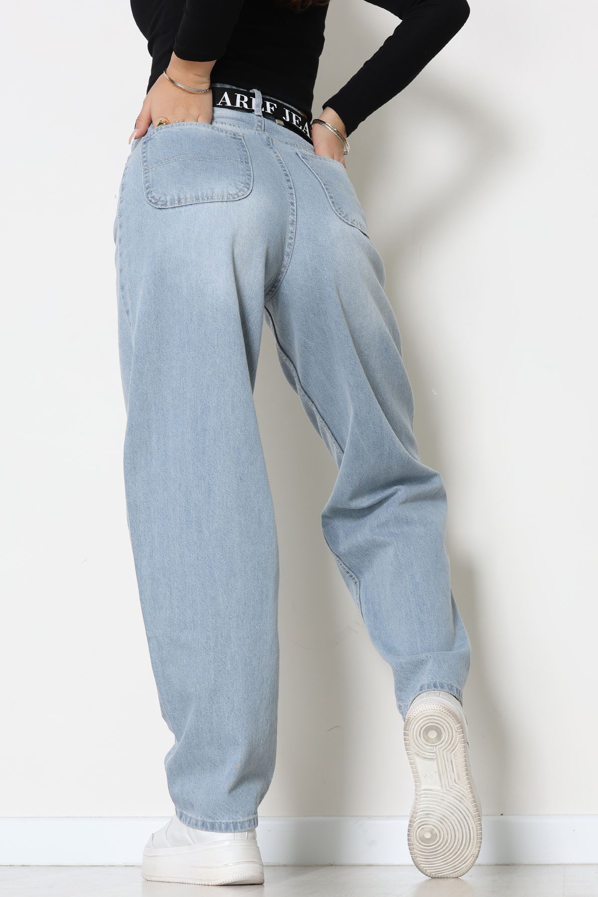 Kemerli Baggy Kot Pantolon Buzasit - 32535.1566.