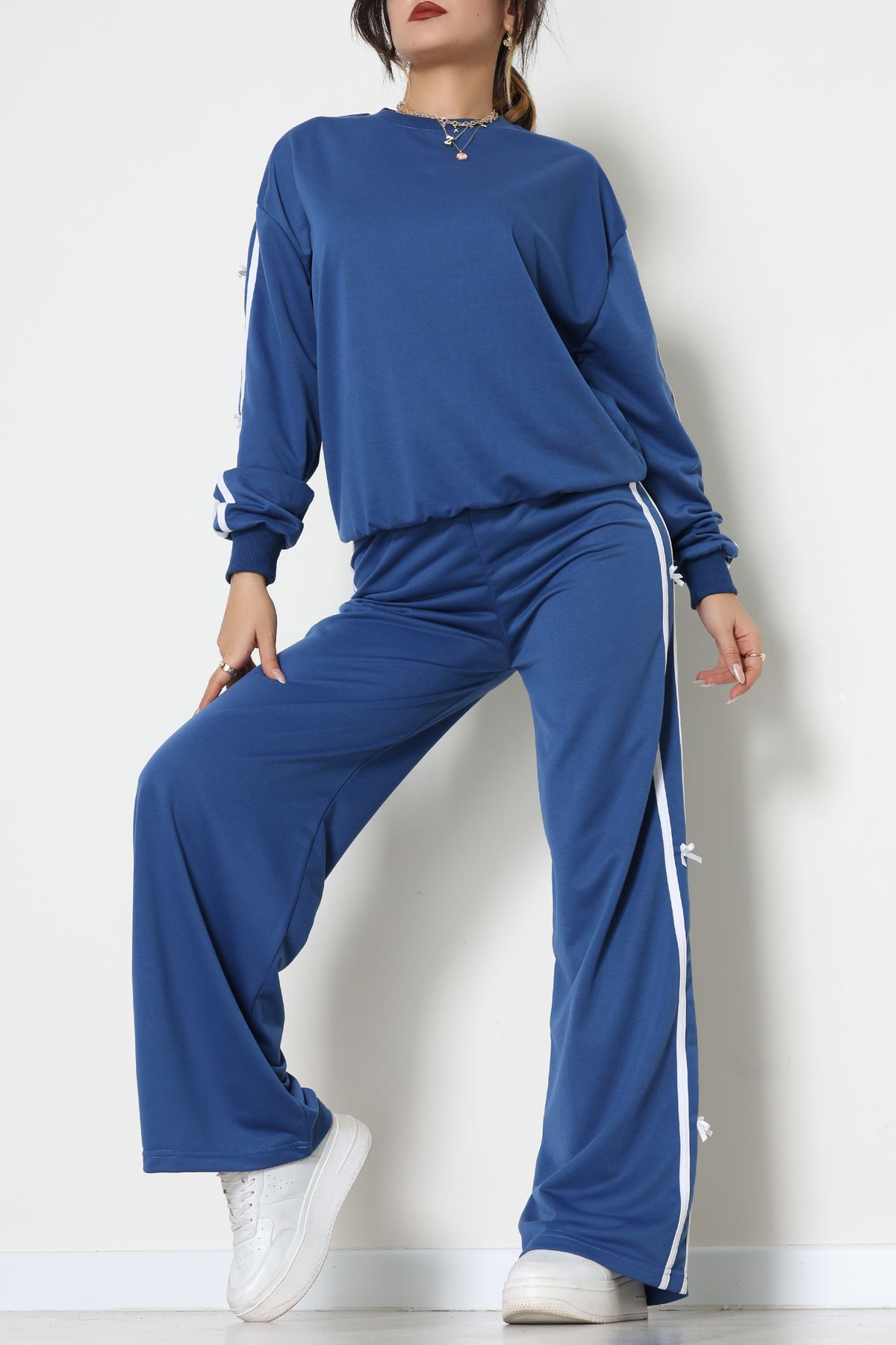 2 İplik Eşofman Takımı İndigo - 50788.1857.