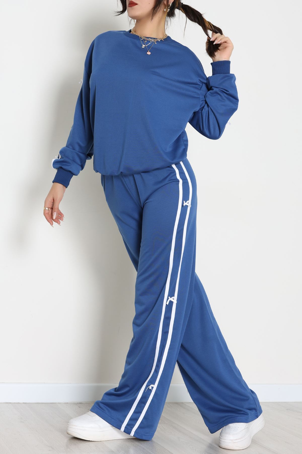 2 İplik Eşofman Takımı İndigo - 50788.1857.