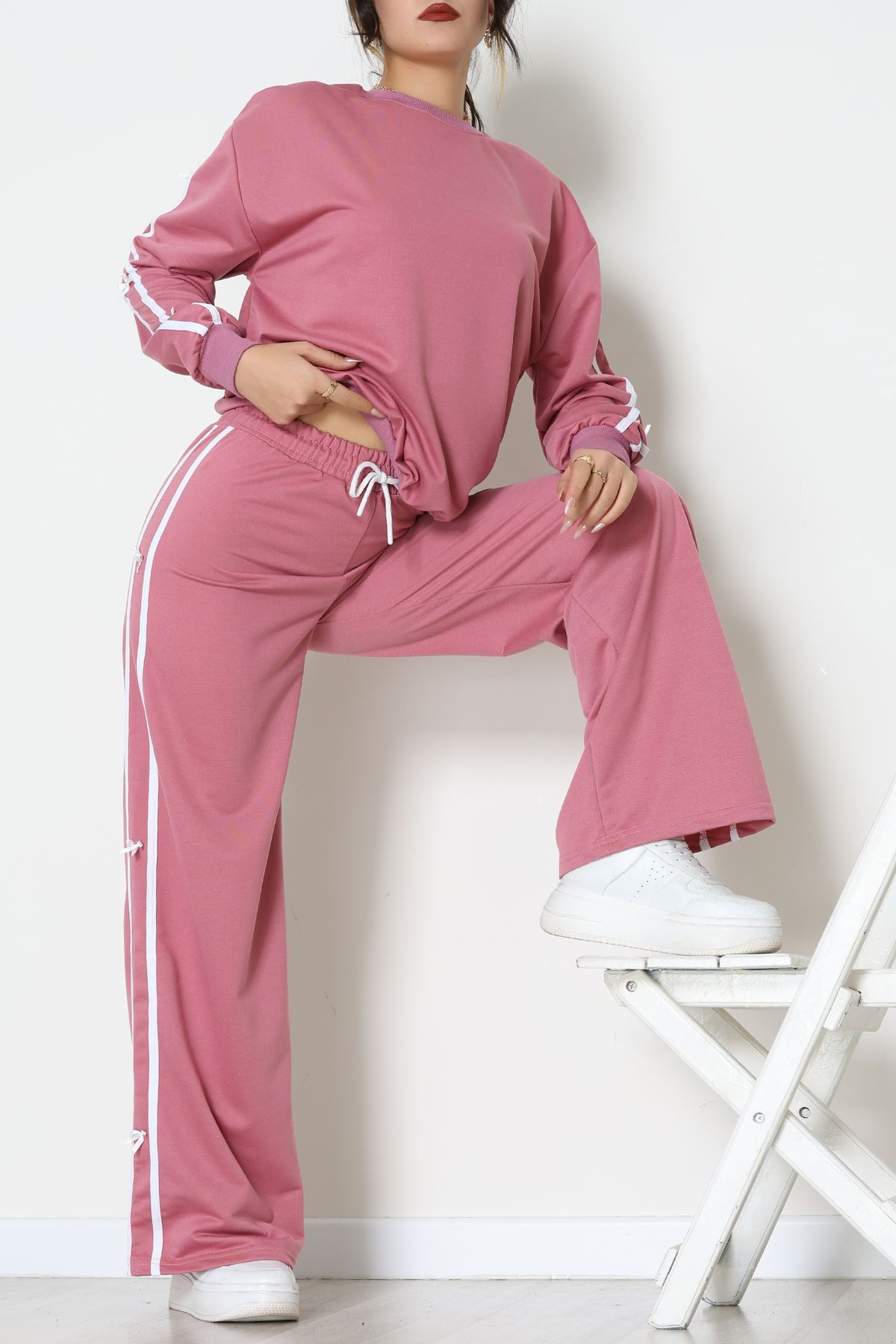 2 İplik Eşofman Takımı Gülkurusu - 50788.1857.