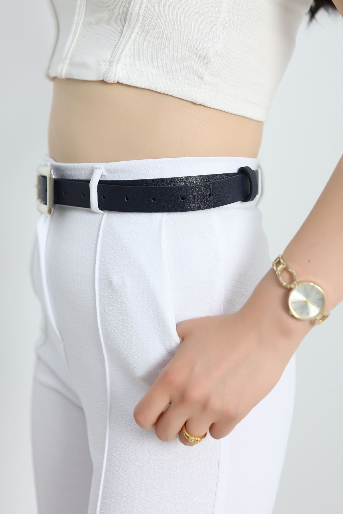 Aksesuar Kemer Lacivert - 10104.1794.