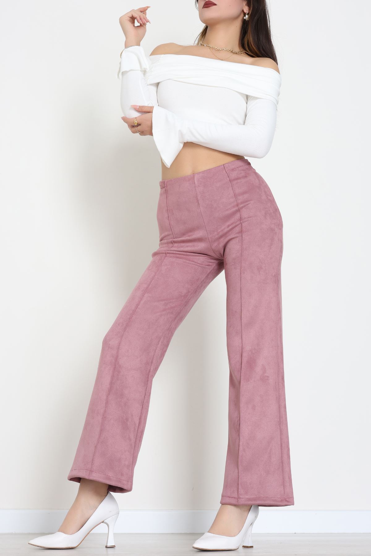 Süet Pantolon Gülkurusu - 1847.2126.