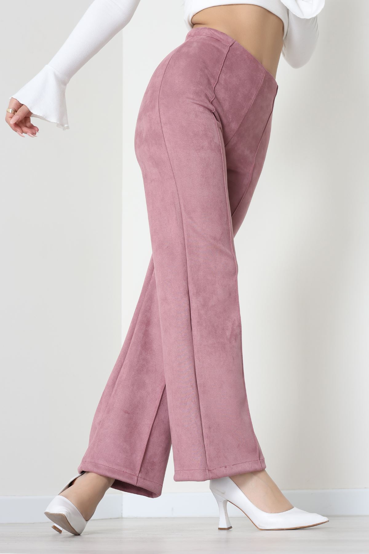 Süet Pantolon Gülkurusu - 1847.2126.