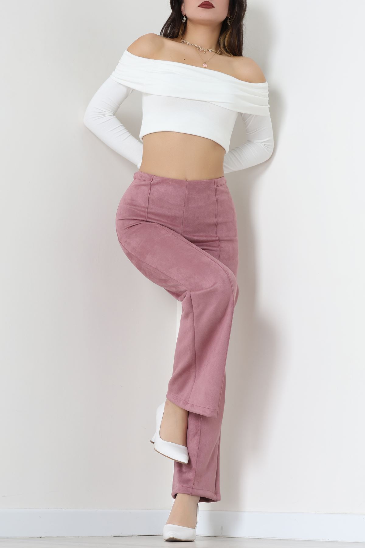 Süet Pantolon Gülkurusu - 1847.2126.