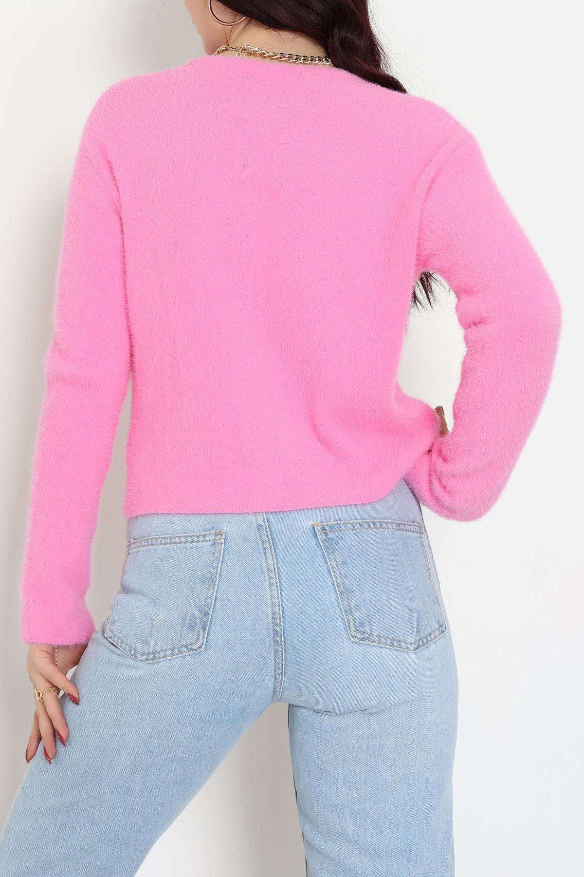 Yumuşak Dokulu Hırka Pembe - 70884.1765.