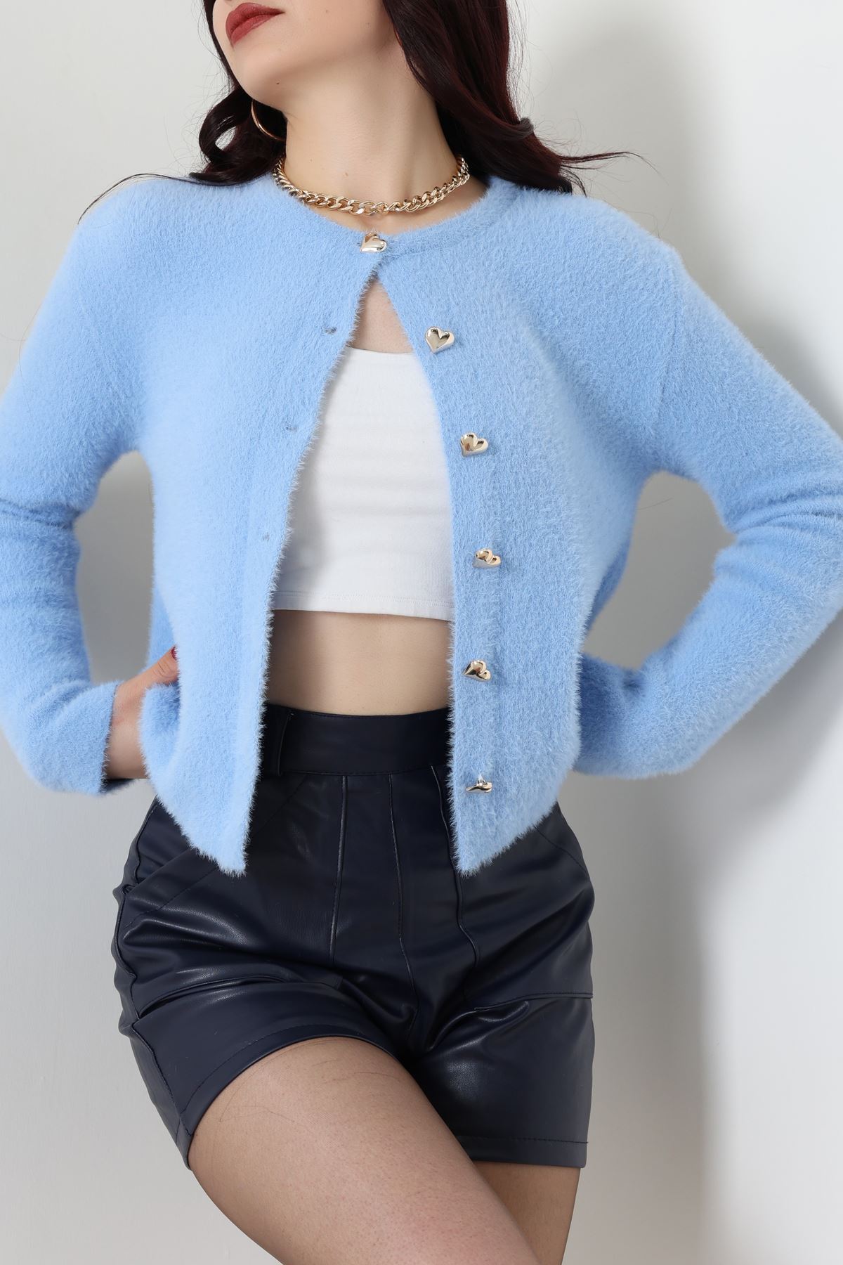 Yumuşak Dokulu Hırka Bebemavi - 70884.1765.