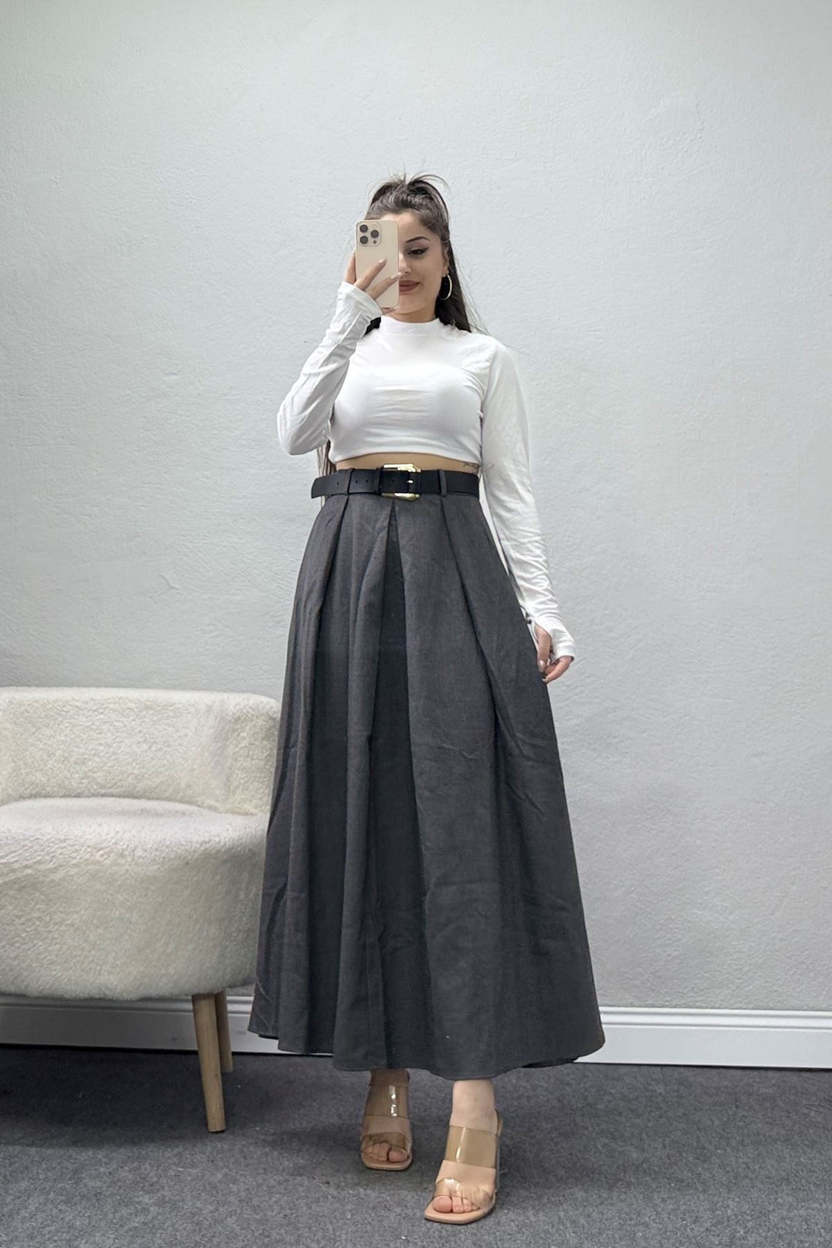 Fast Pery Kemerli Etek Füme - 3360.1995.