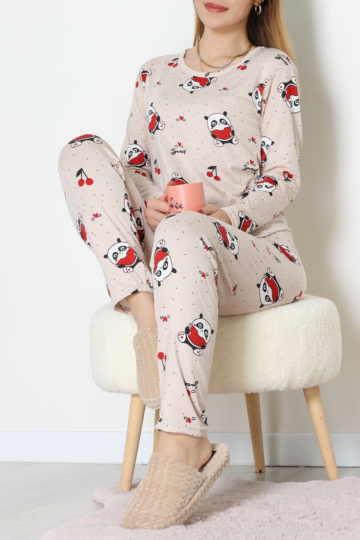 Milan Pijama Takımı Bej - 55010.1567.