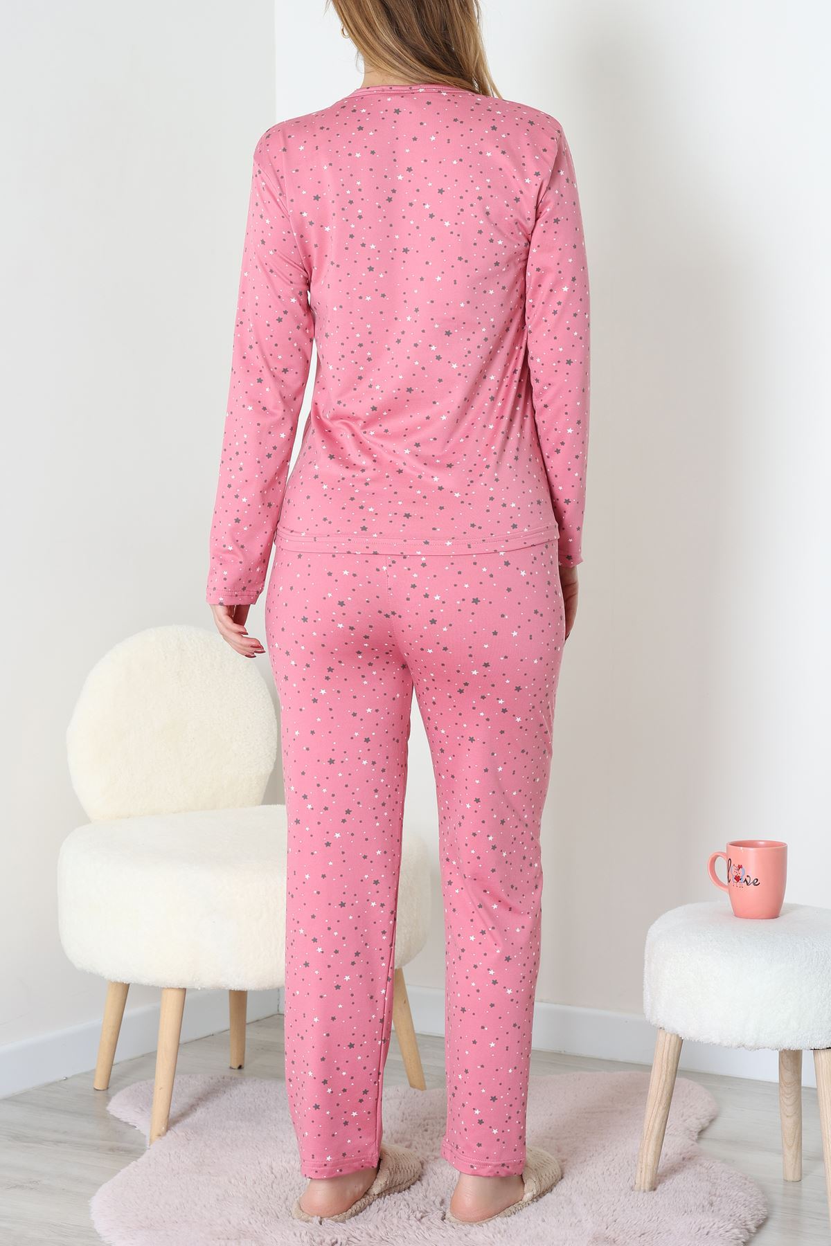 Sandy Alt Üst Aynı Pijama Takımı Pembeyıldız - 52166.1048.