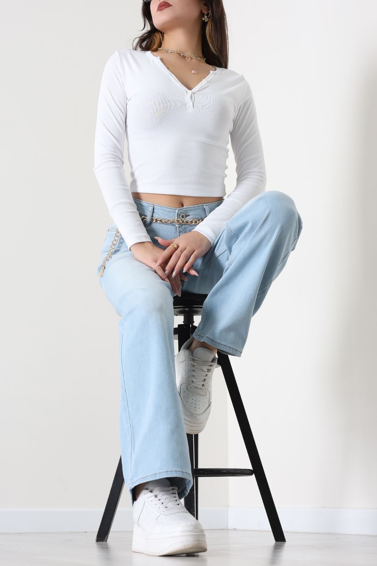 Palazzo Kot Pantolon Buzasit - 31554.2088.