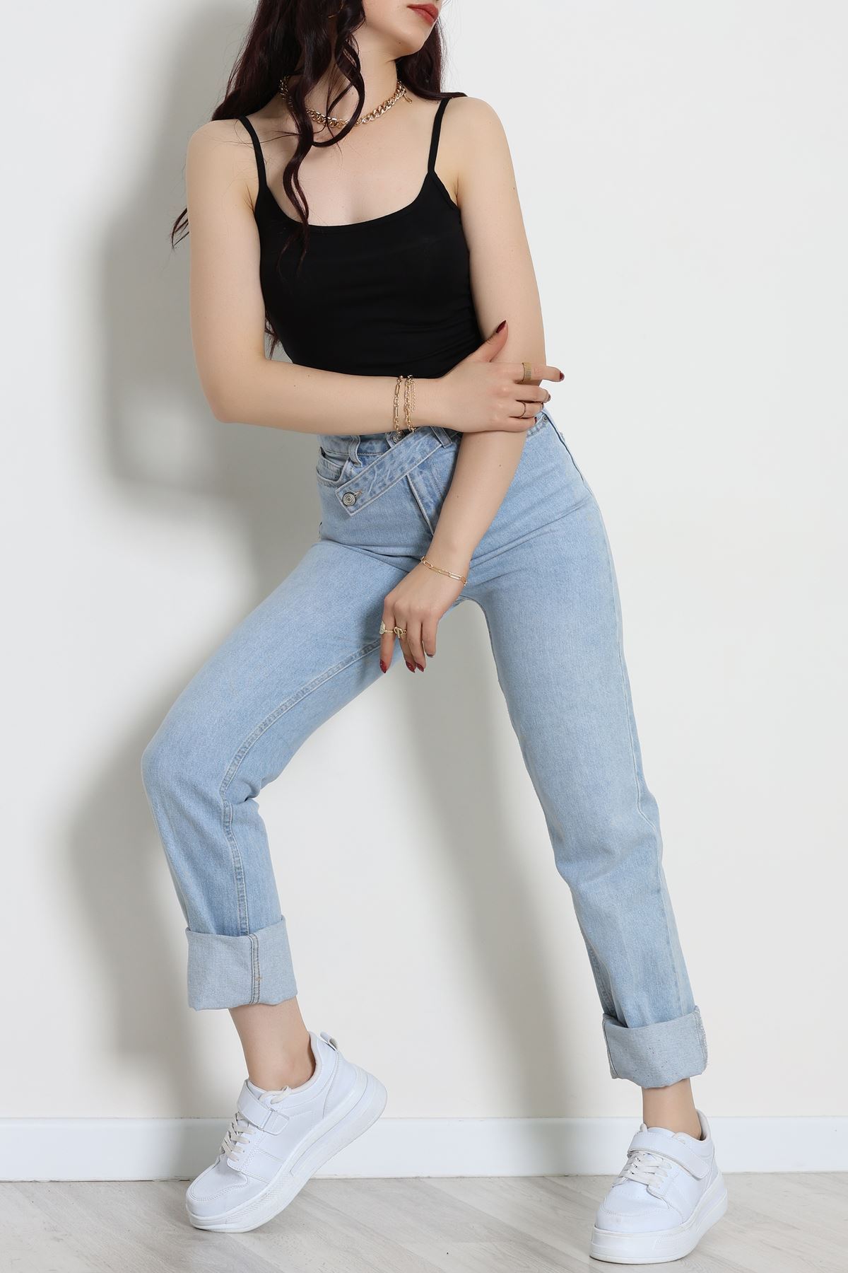 Viskon İp Asklı Atlet Siyah - 7000.2127.