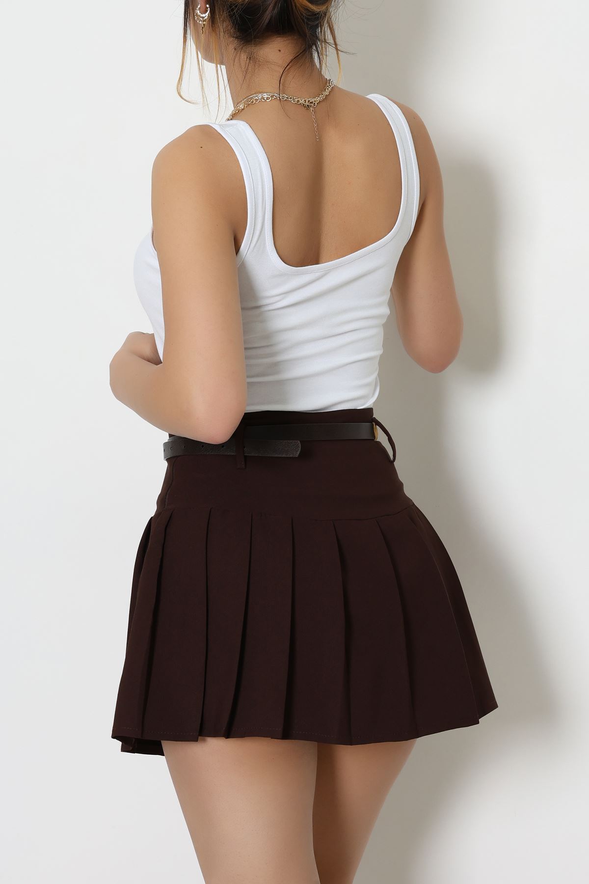 Viskon Kare Yaka Çıtçıtlı Body Beyaz - 70882.2127.