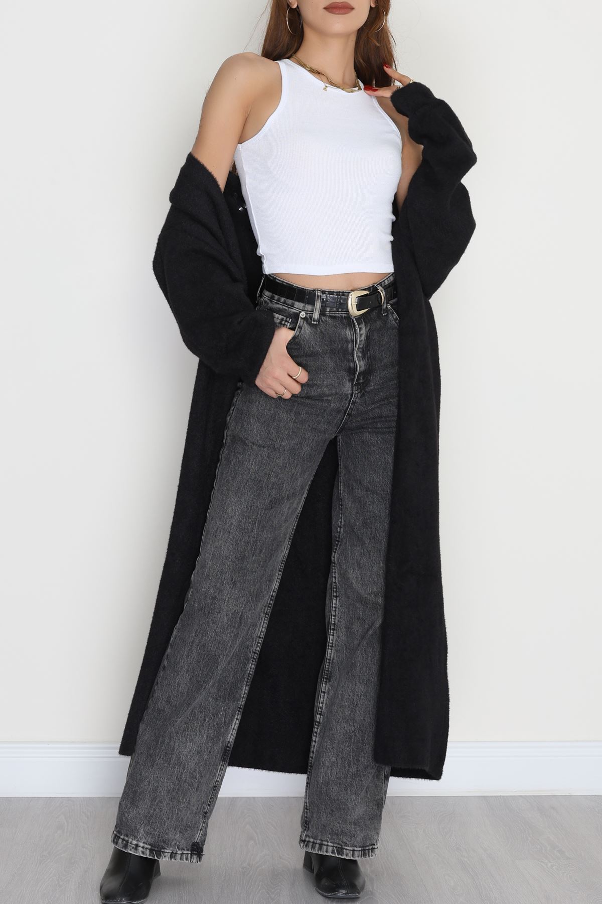 Bisiklet Yaka Kaşkorse Atlet Beyaz - 21172.200.