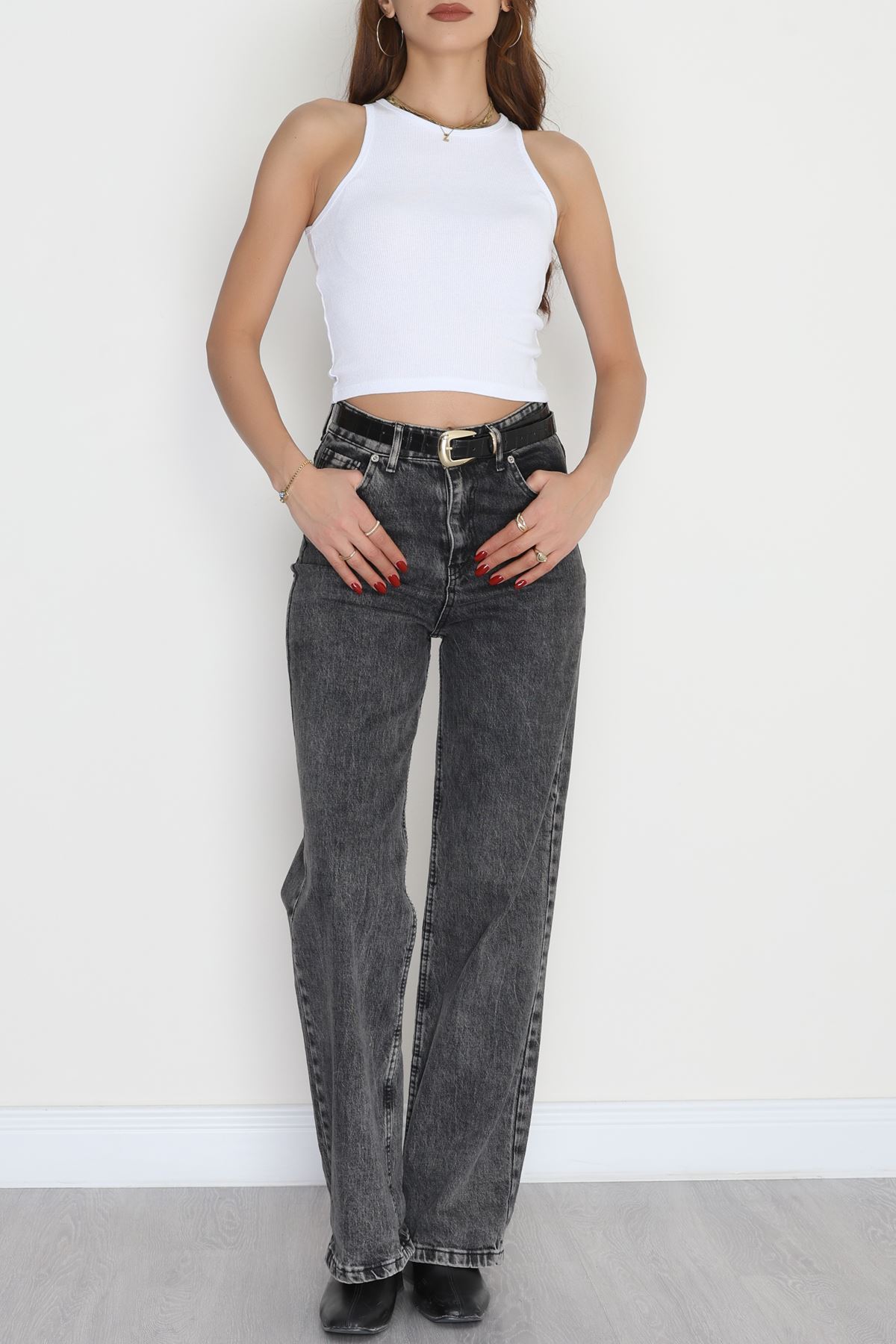 Bisiklet Yaka Kaşkorse Atlet Beyaz - 21172.200.