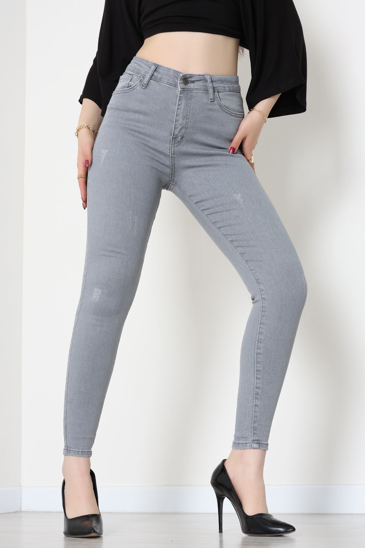 Dar Paça Kot Pantolon Gray2 - 42902.2128.