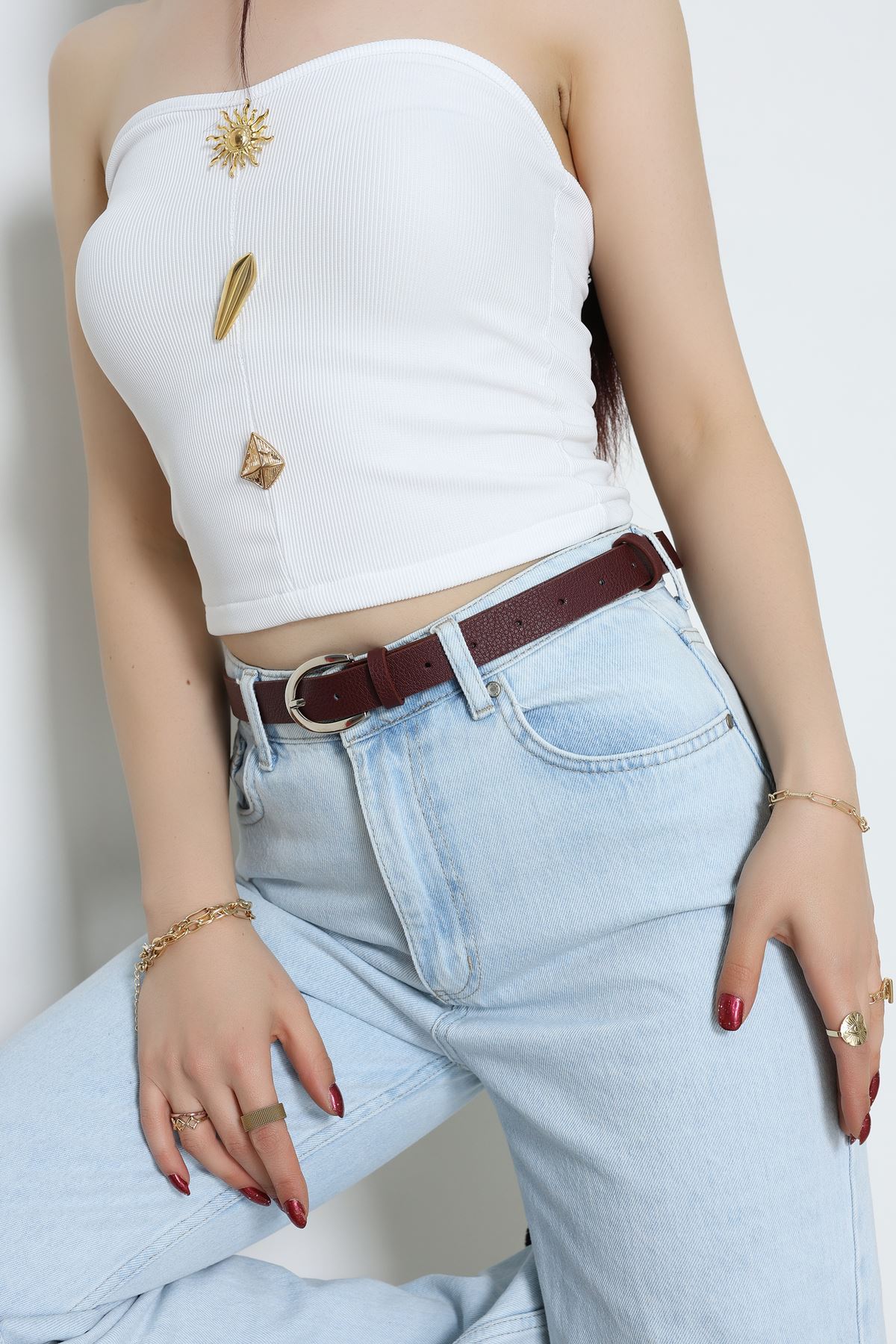 Aksesuar Kemer Bordo - 31794.1794.