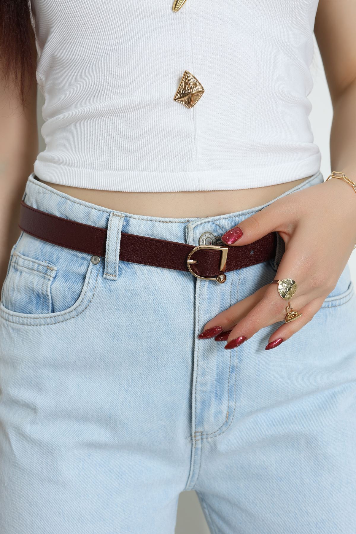 Aksesuar Kemer Bordo - 31799.1794.