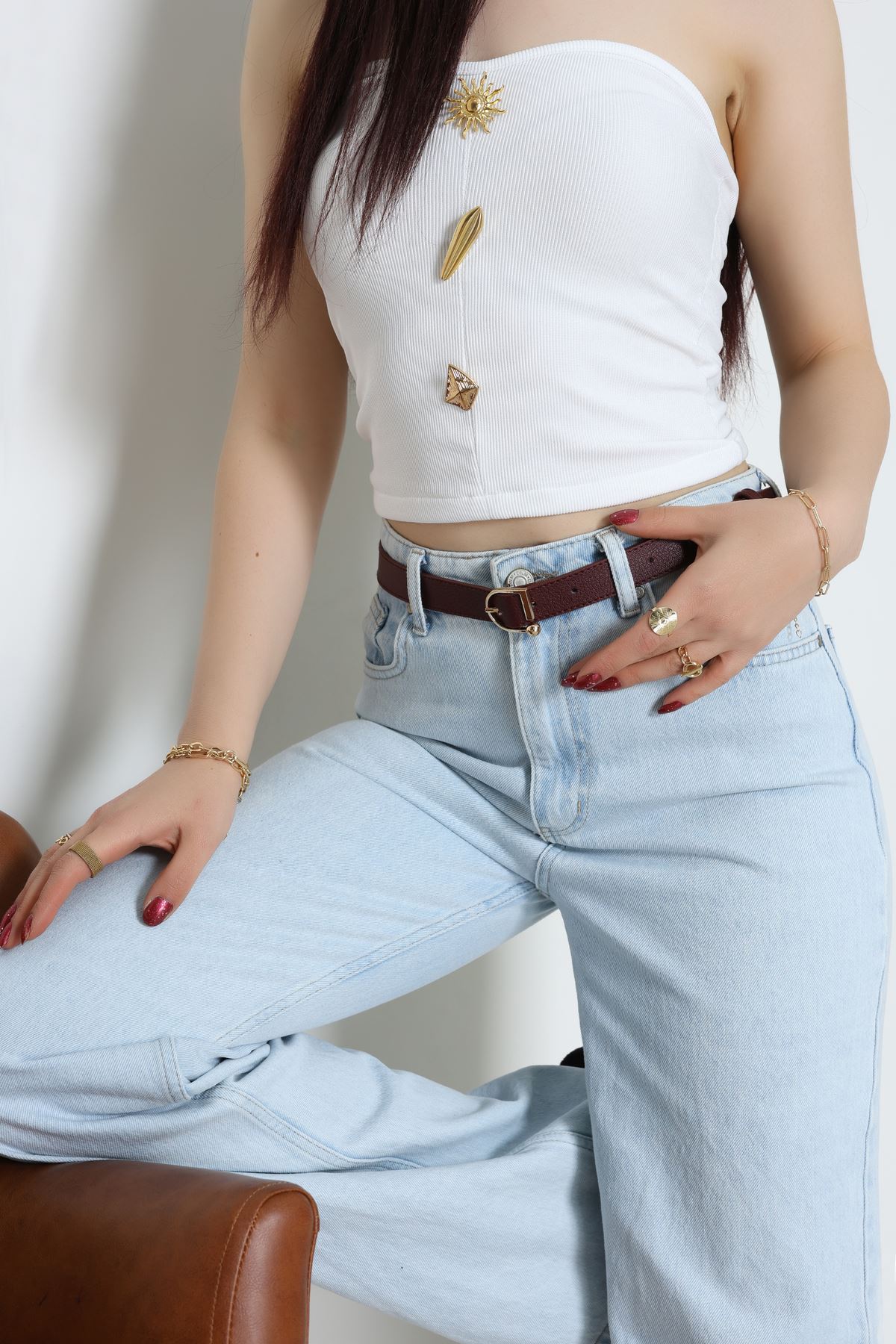 Aksesuar Kemer Bordo - 31799.1794.