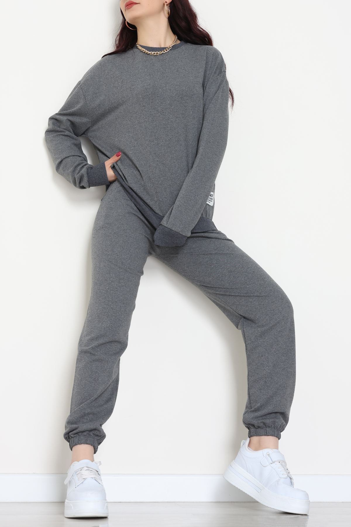 Armalı Eşofman Takımı Füme - 20087.1857.