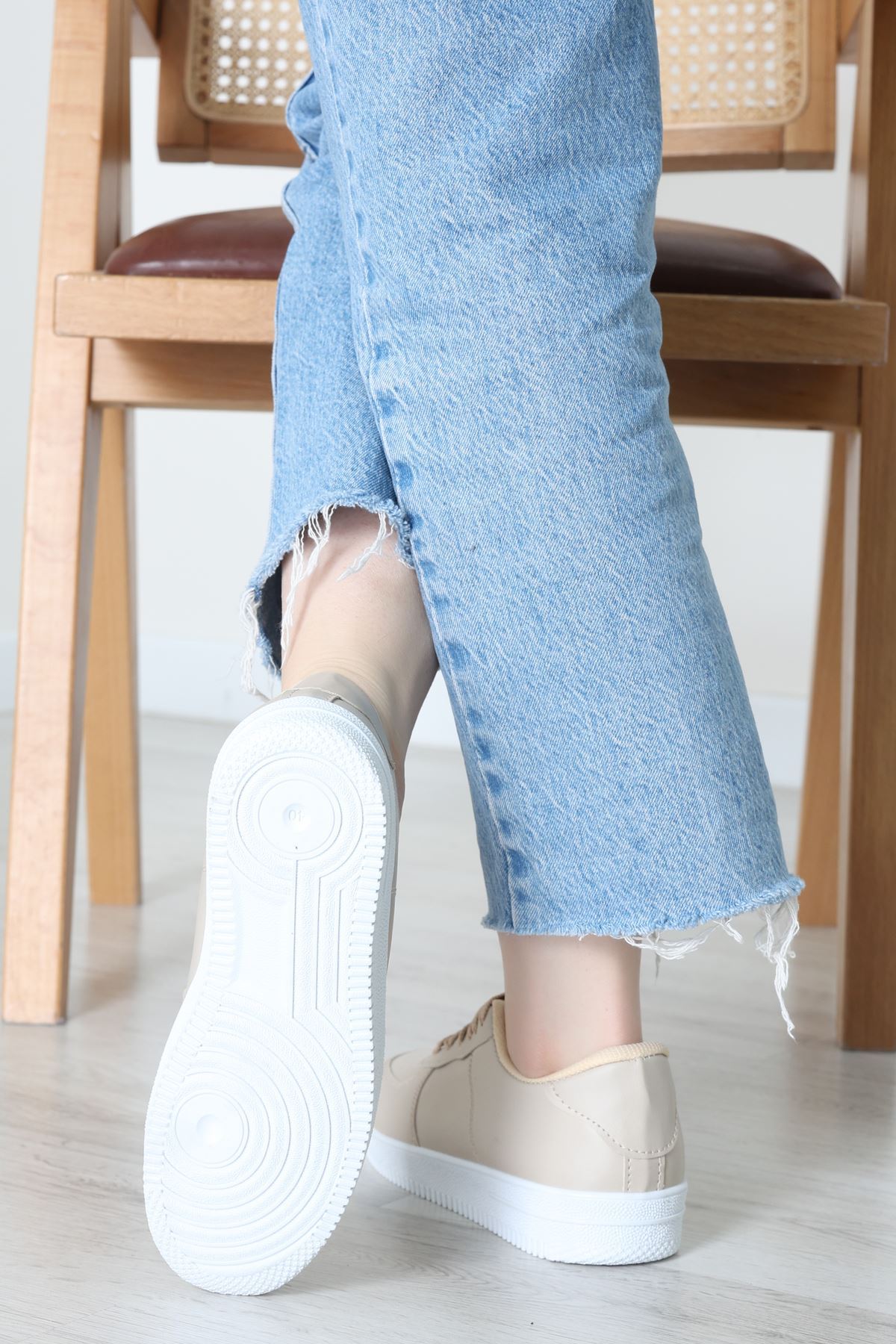 Spor Günlük Ayakkabı Bej - 31676.264.