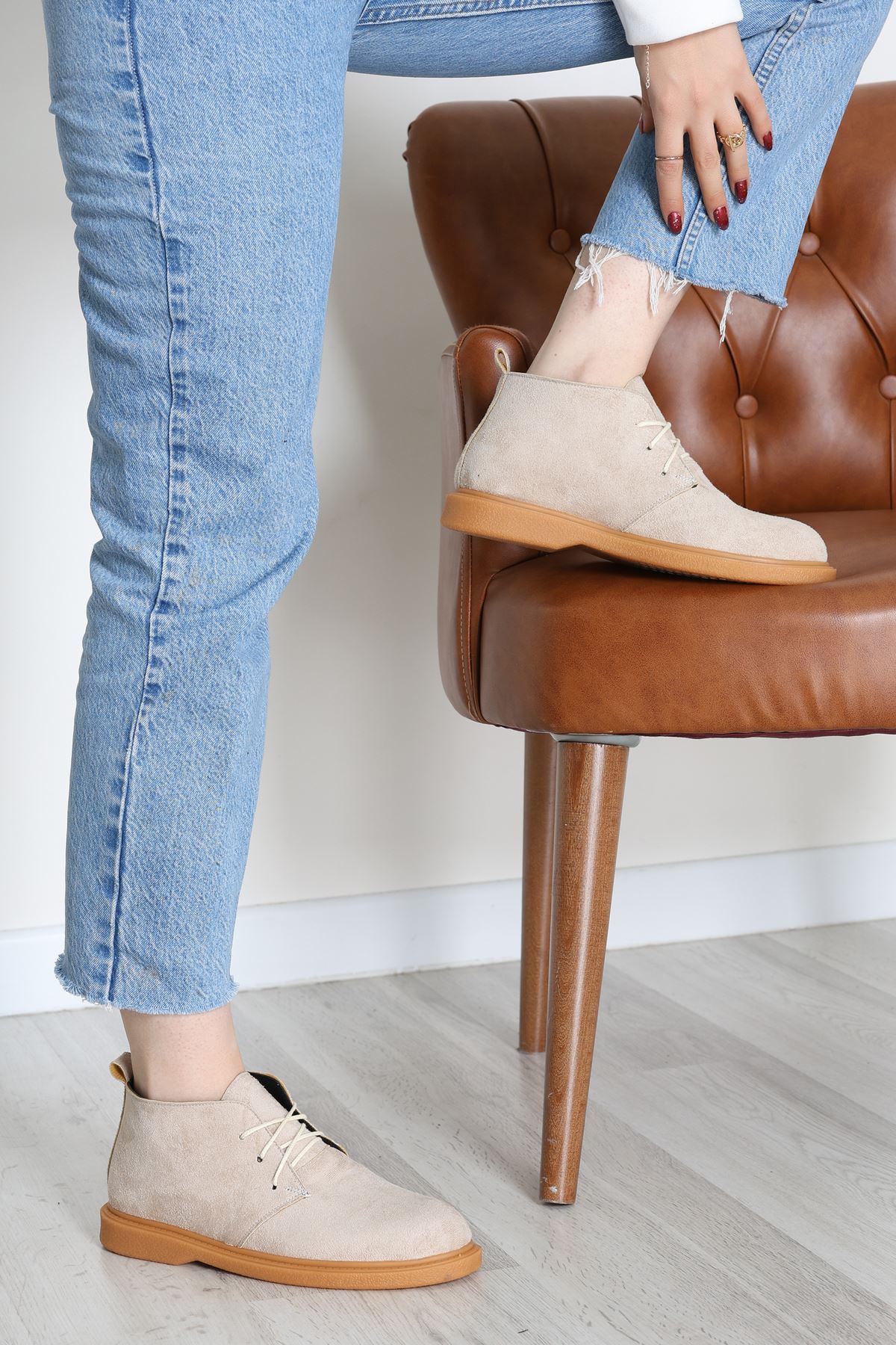 Bağcıklı Bot Süetbej - 32660.264.