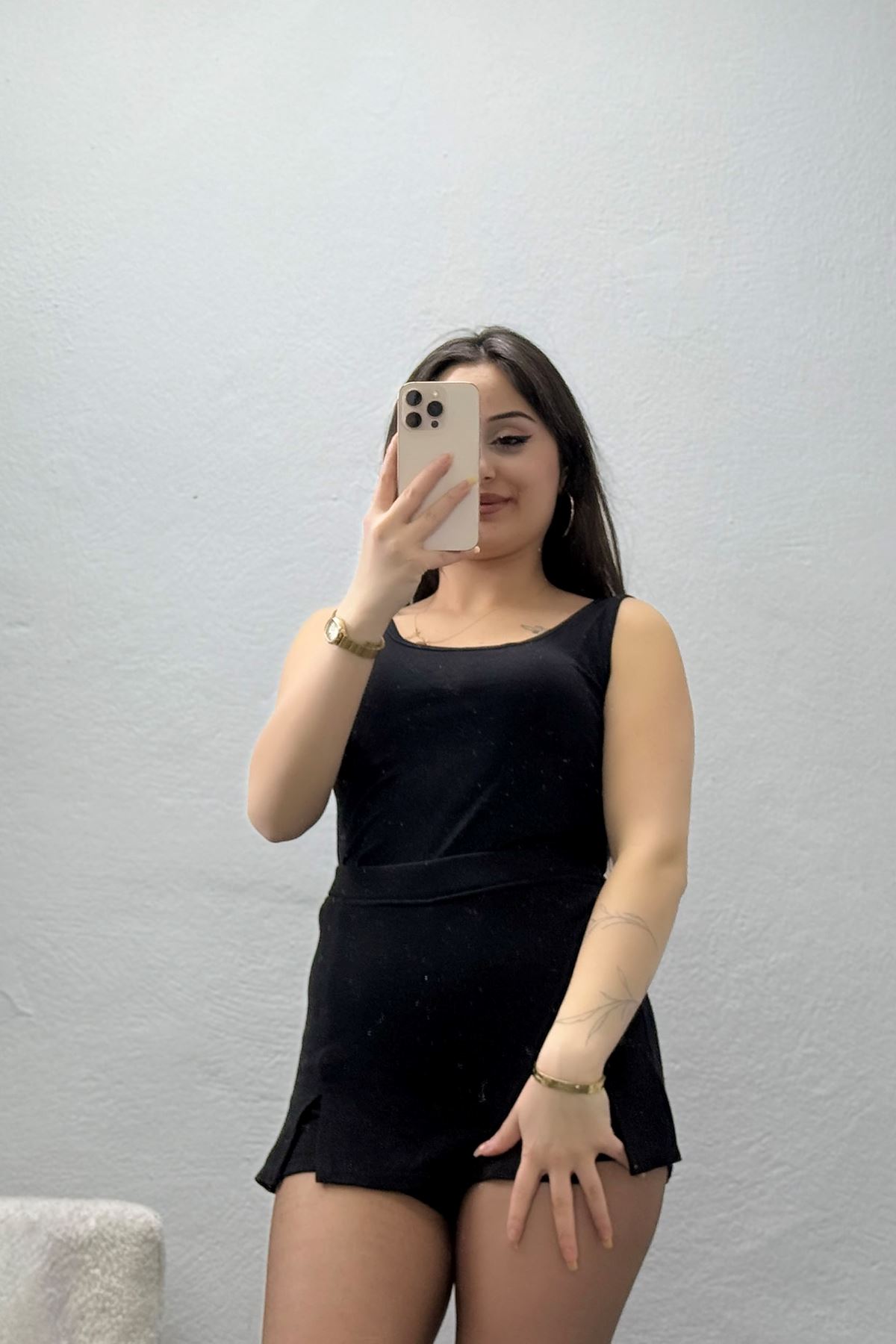 Viskon Kalın Askılı Atlet Siyah - 6400.2127.