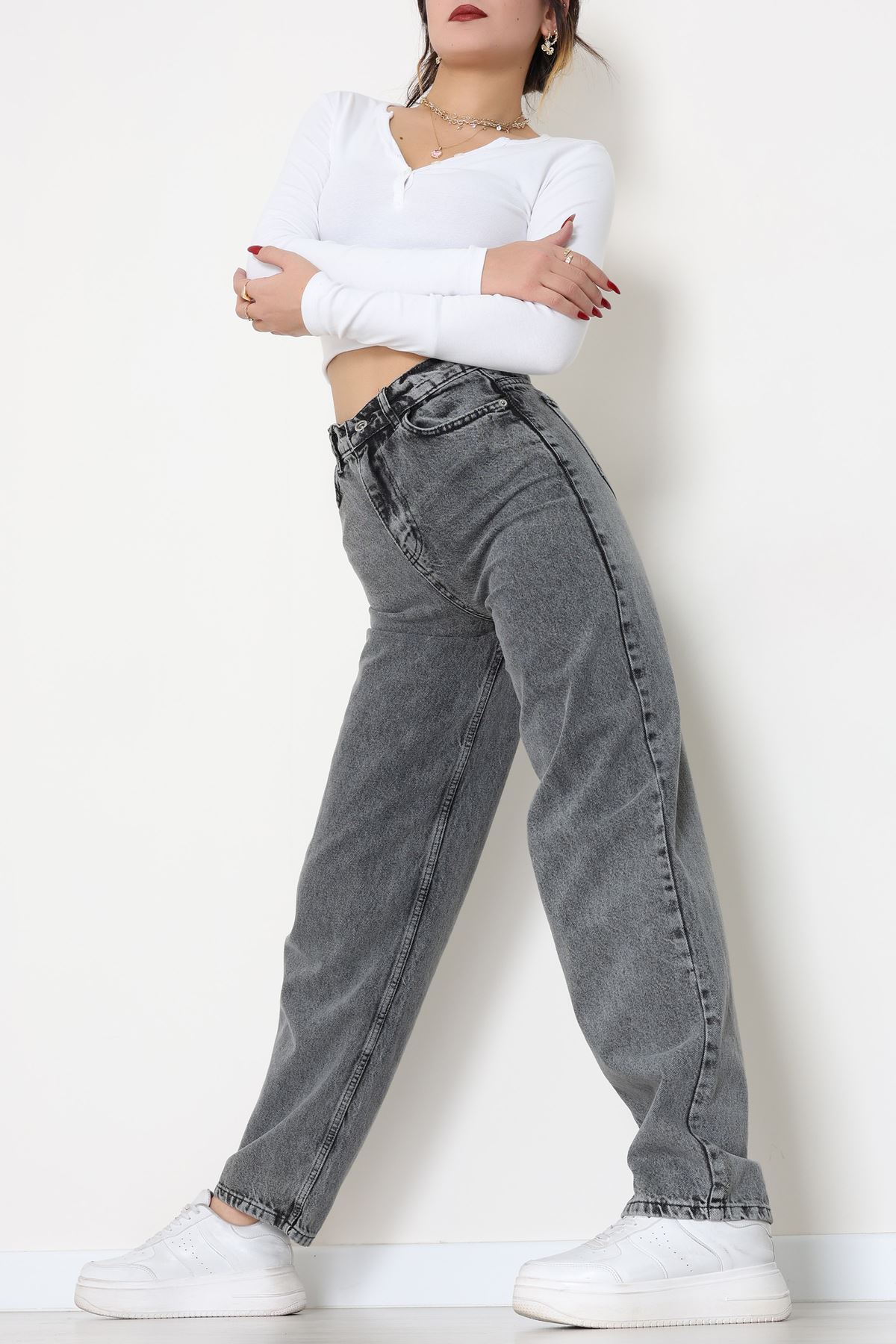 Baggy Kot Pantolon Gray - 31536.2088.