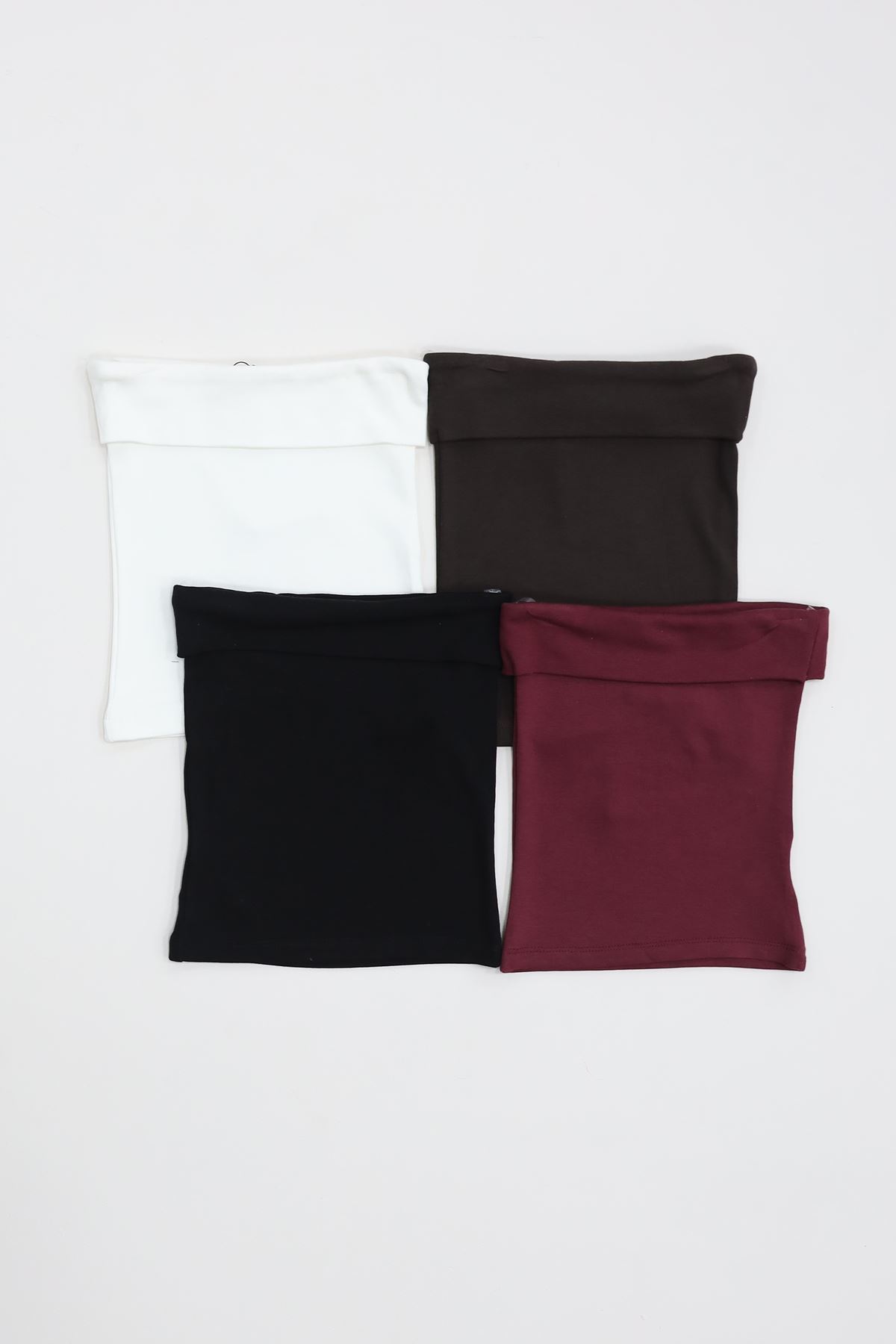 Likralı Straplez Ribana Atlet Siyah - 21922.200.