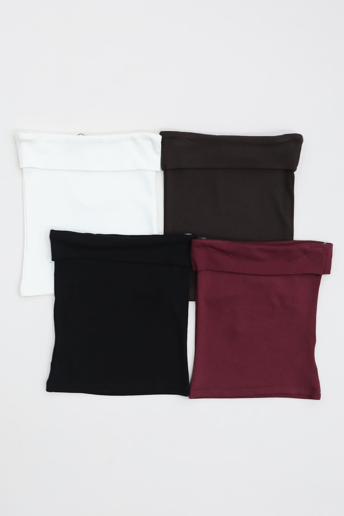 Likralı Straplez Ribana Atlet Ekru - 21922.200.