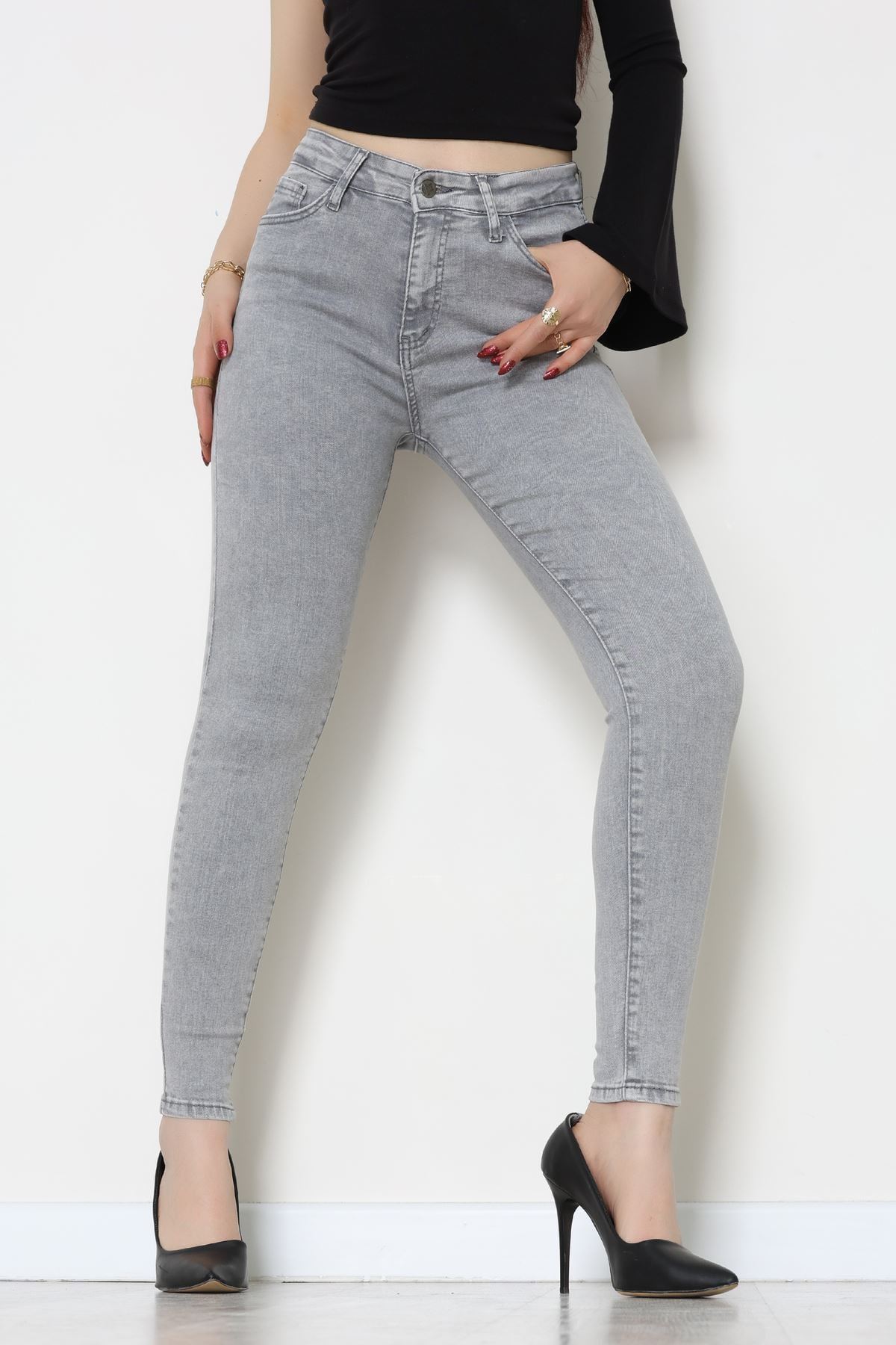 Dar Paça Kot Pantolon Gray2 - 42900.2128.