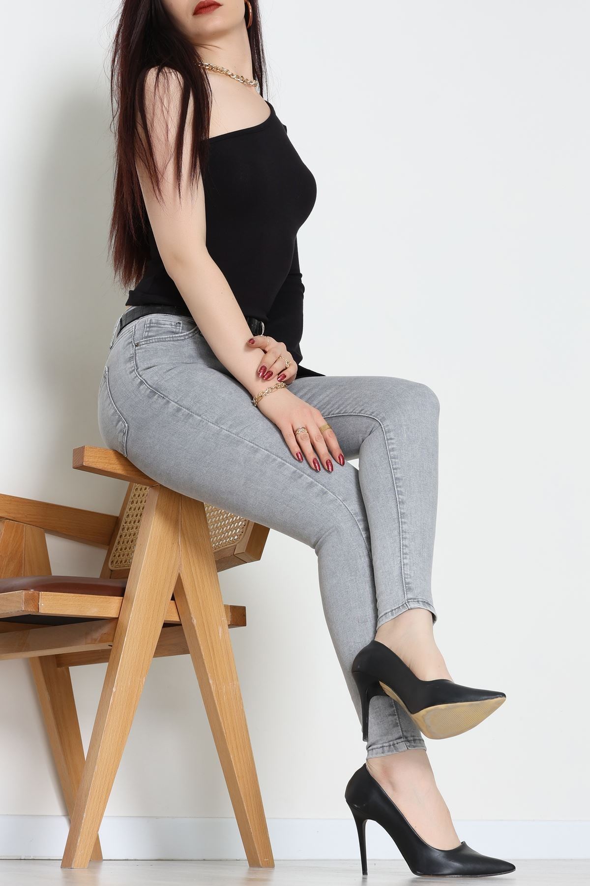 Dar Paça Kot Pantolon Gray2 - 42900.2128.