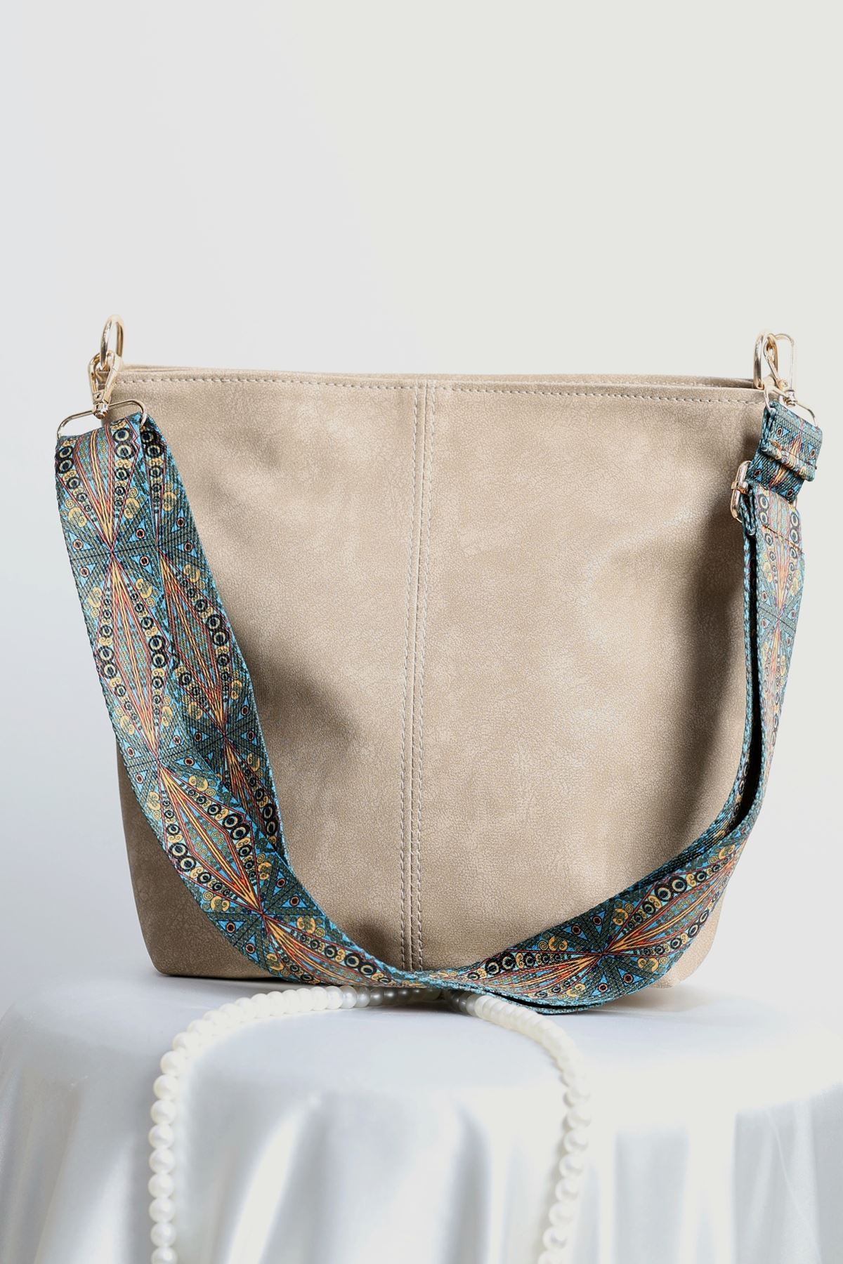 Omuz Çanta Vizon - 3002.1853.