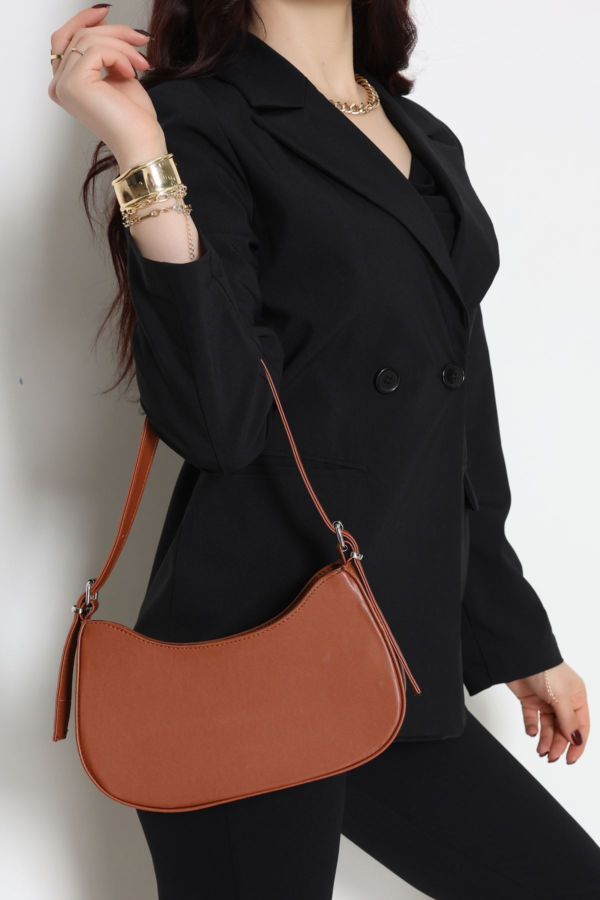 Baget Kol Çantası Taba - 3001.1853.