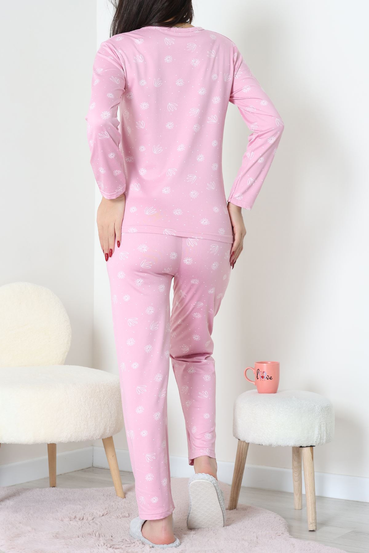 Sandy Alt Üst Aynı Pijama Takımı Açıkpembe - 52166.1048.