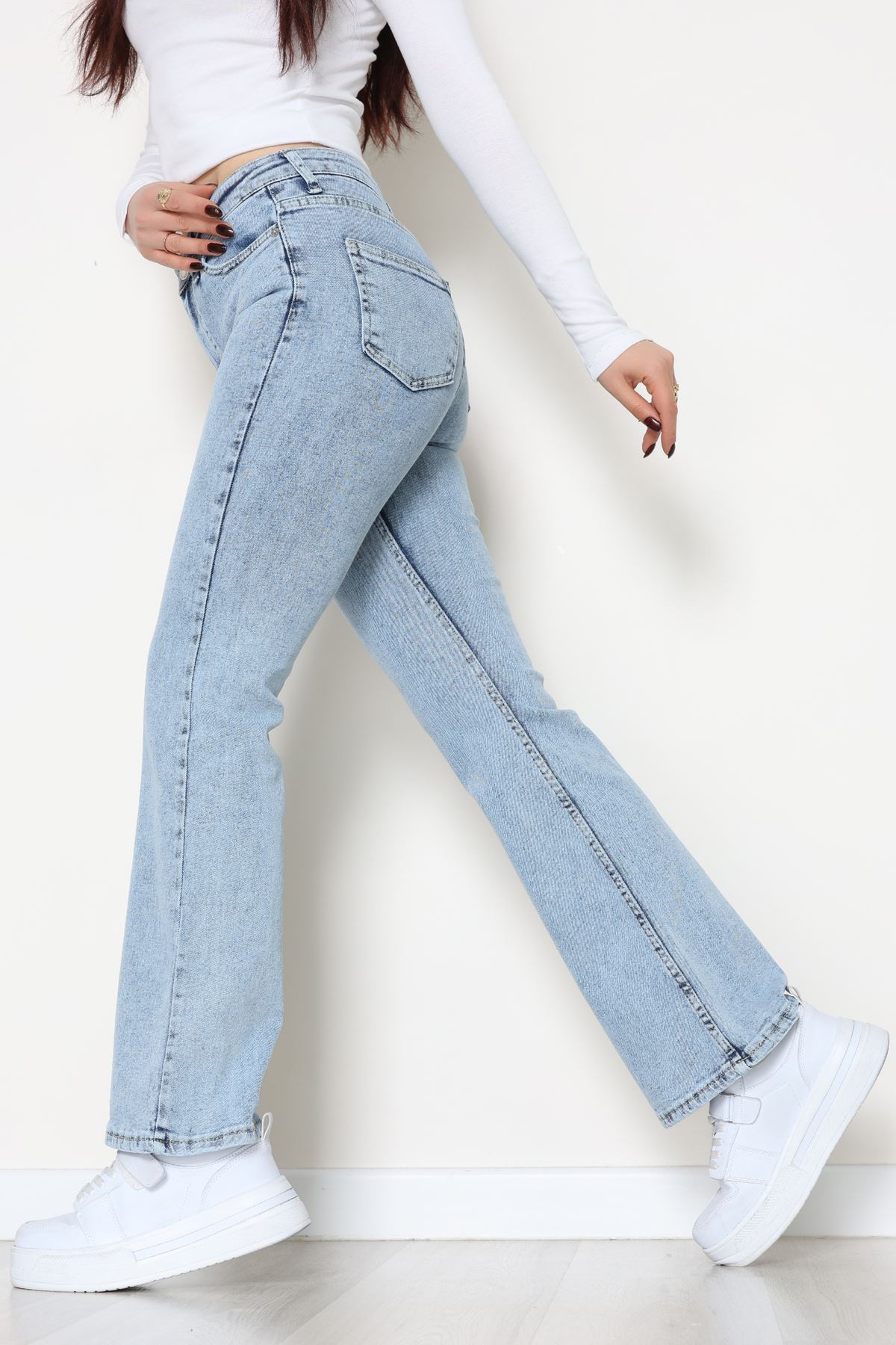 İspanyol Kot Pantolon Buzmavi - 31811.2059.