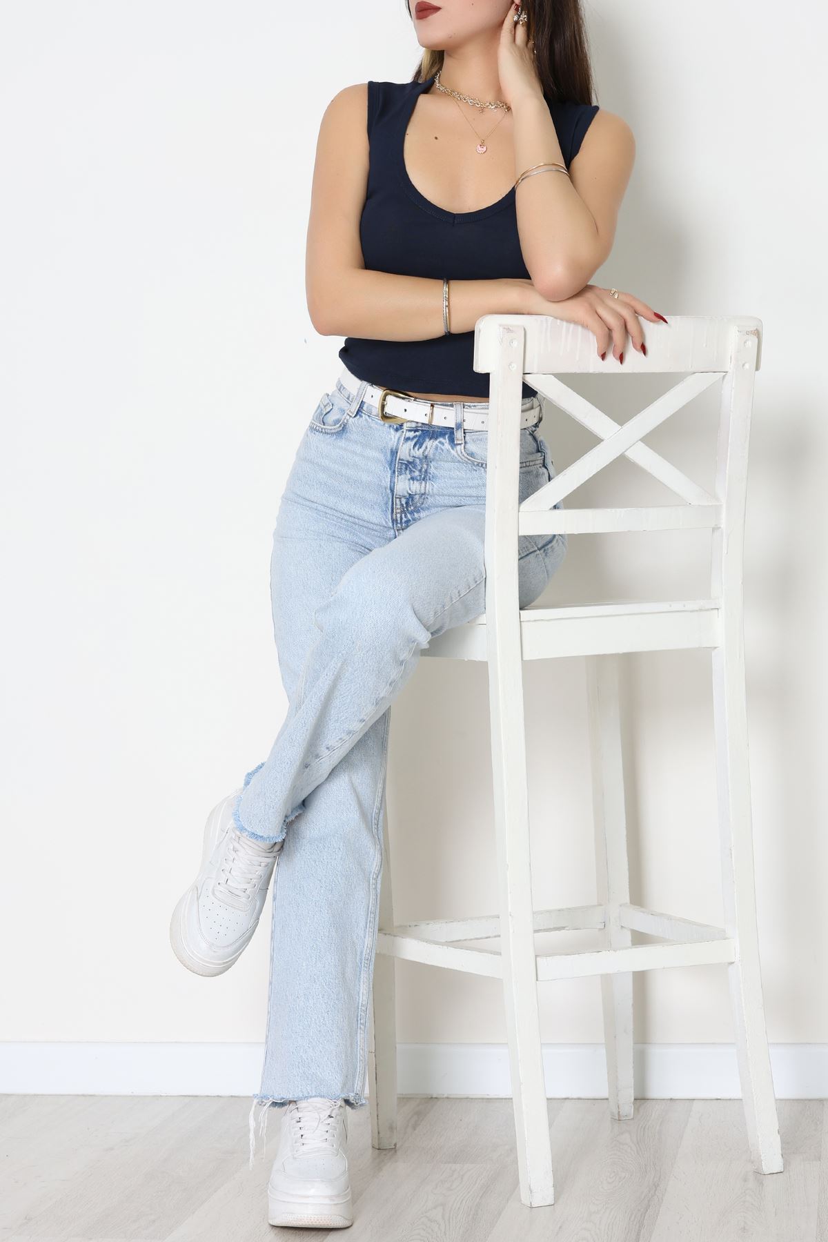 V Yaka Ribana Atlet Lacivert - 21899.200.