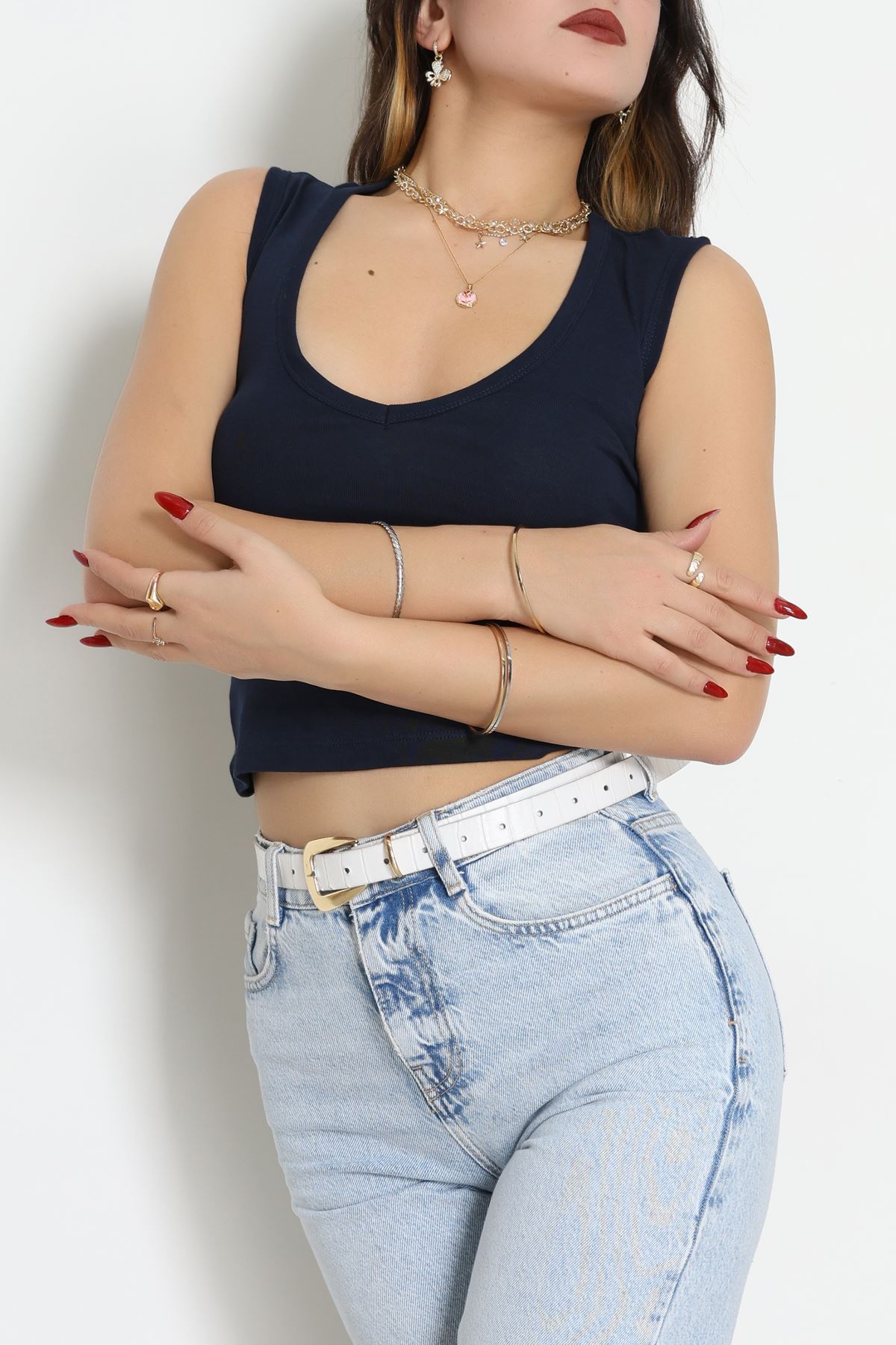 V Yaka Ribana Atlet Lacivert - 21899.200.