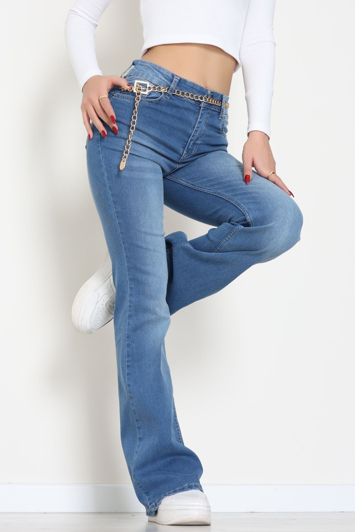 İspanyol Kot Pantolon Mavi - 31811.2059.